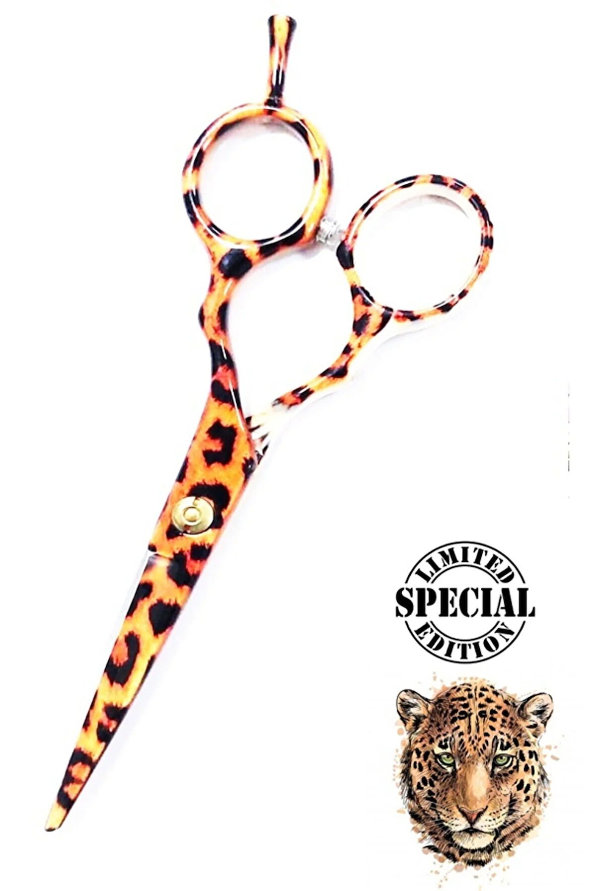 Leopar Profesyonel Berber Kuaför Makası 5.5 Inç Hair Style Xlq571a