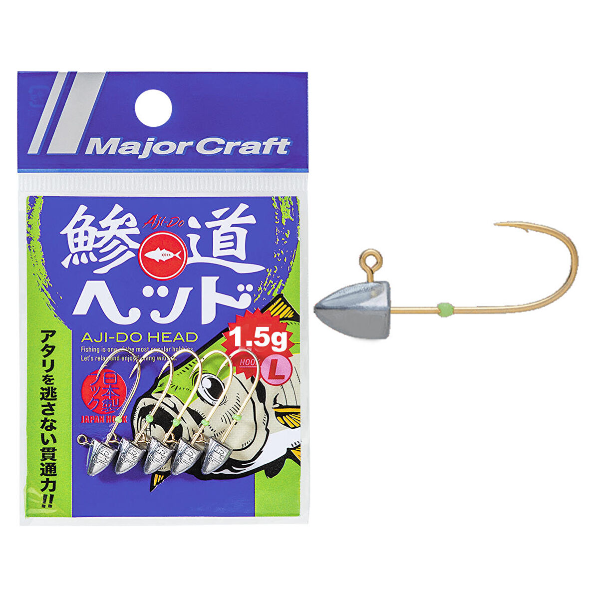 Major Craft Ajido Jighead 1.50gr - L (5 Adet)