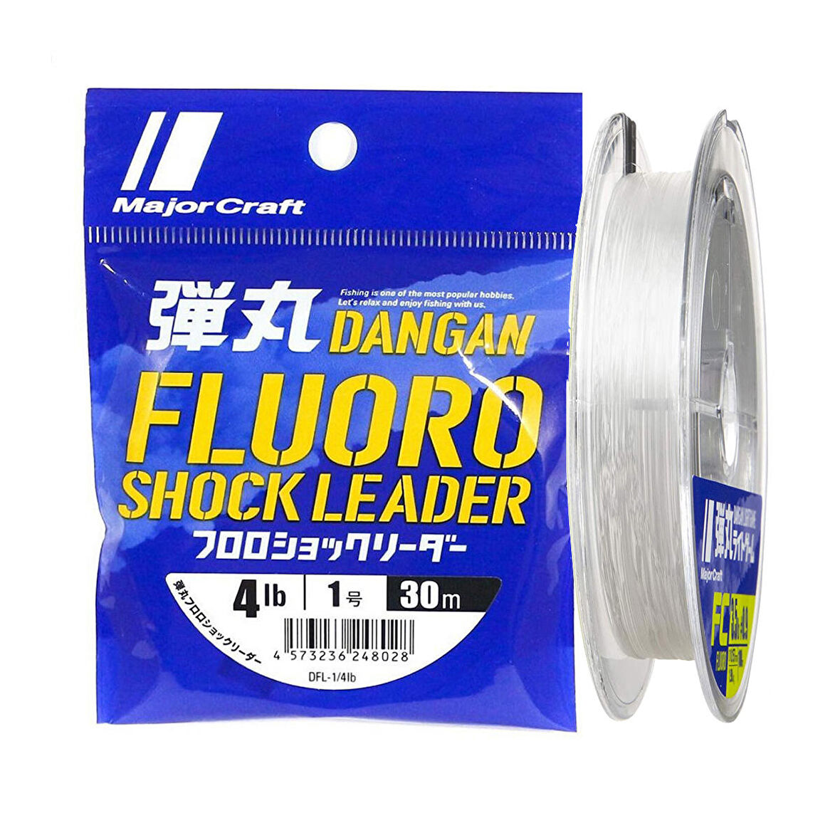 Major Craft Dangan FC Shock Leader DFL PE 1.0 0.17mm 4Lb/1.8kg 30mt