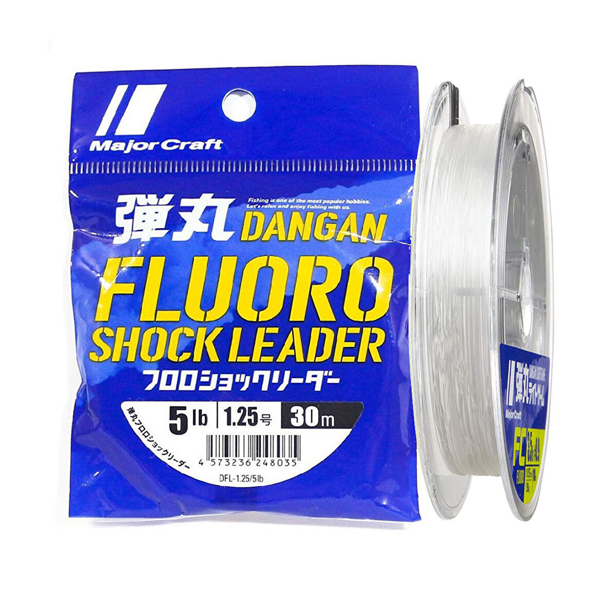 Major Craft Dangan FC Shock Leader DFL PE 1.25 0.19mm 5Lb/2.3kg 30mt