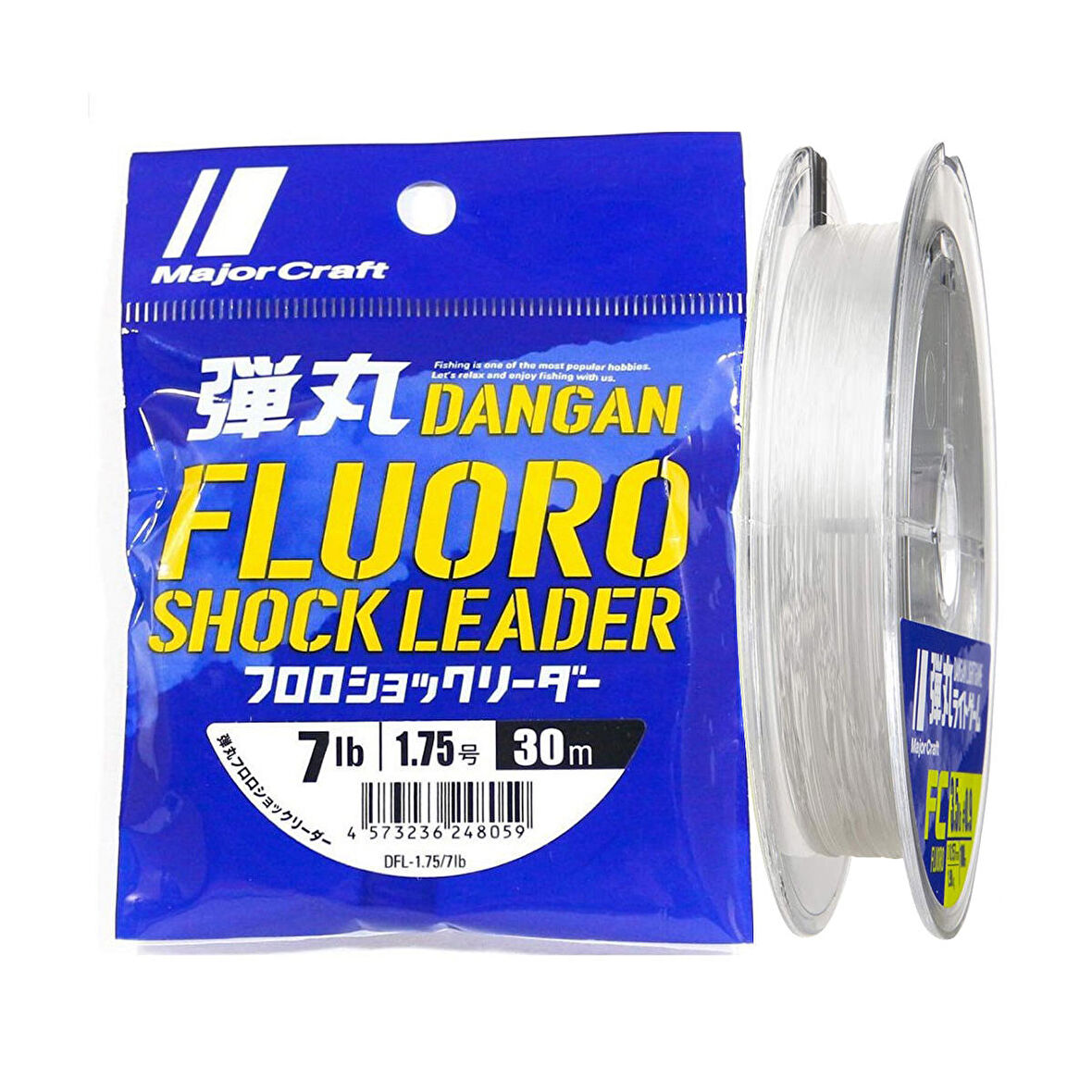 Major Craft Dangan FC Shock Leader DFL PE 1.75 0.22mm 7Lb/3.2kg 30mt