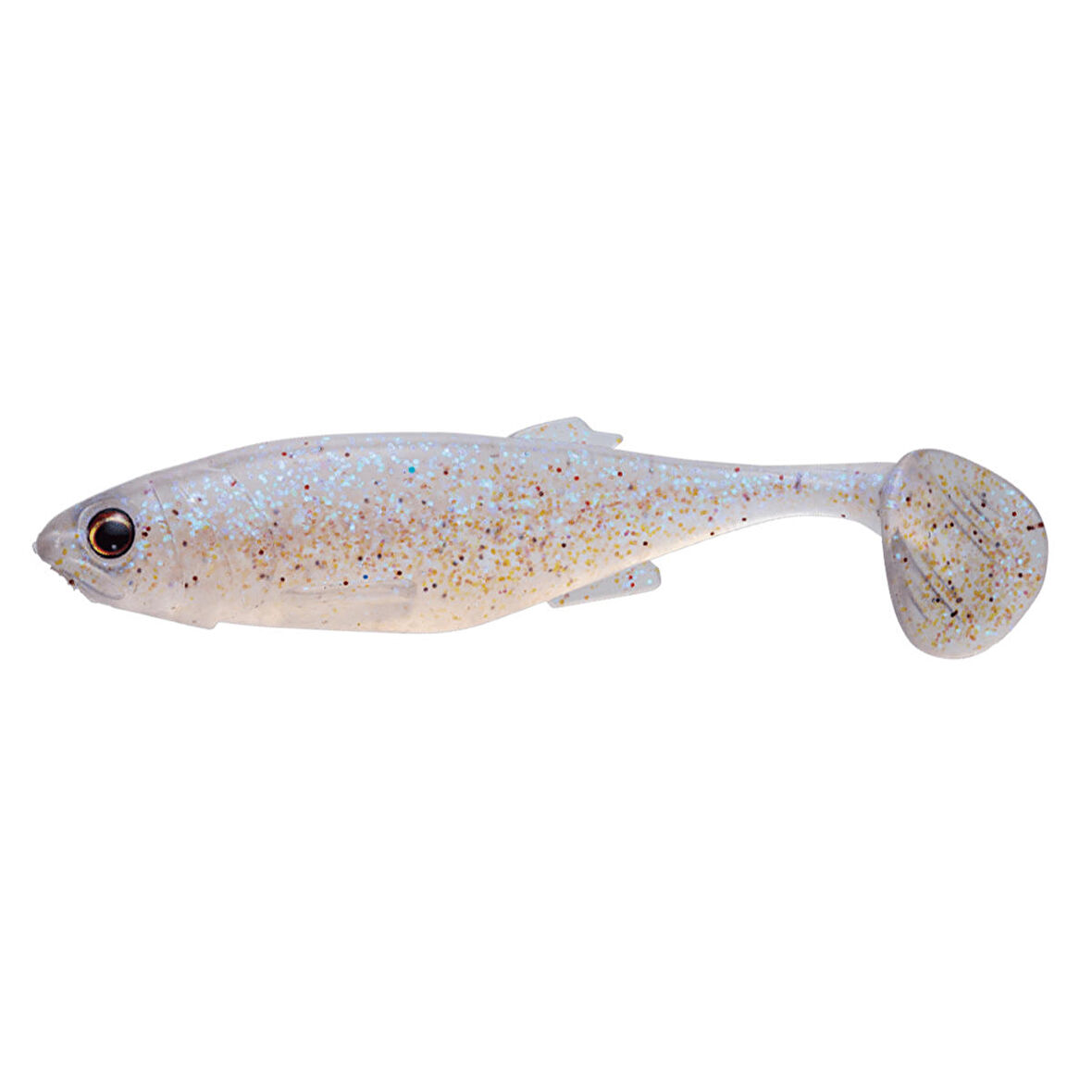 Major Craft Stabi Shad Fat 9cm Silikon Balık #06 Clear UV Blue