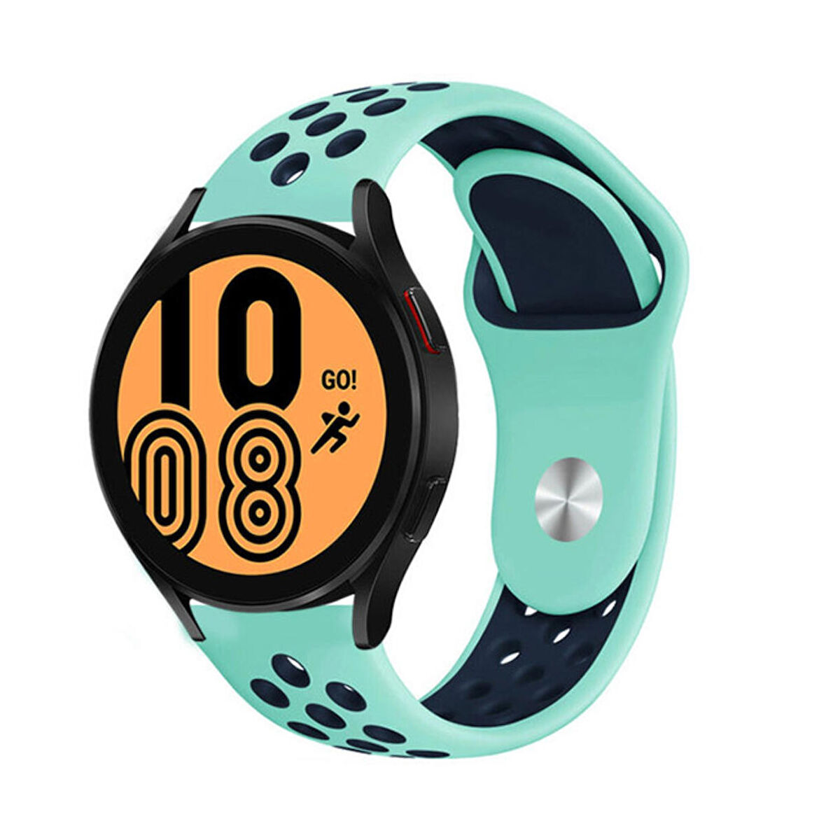 Megafox Huawei Watch Gt 2 Pro / Gt2 46mm 22mm Delikli Silikon Kordon Spor Nike Tasarım Yumuşak Kayış