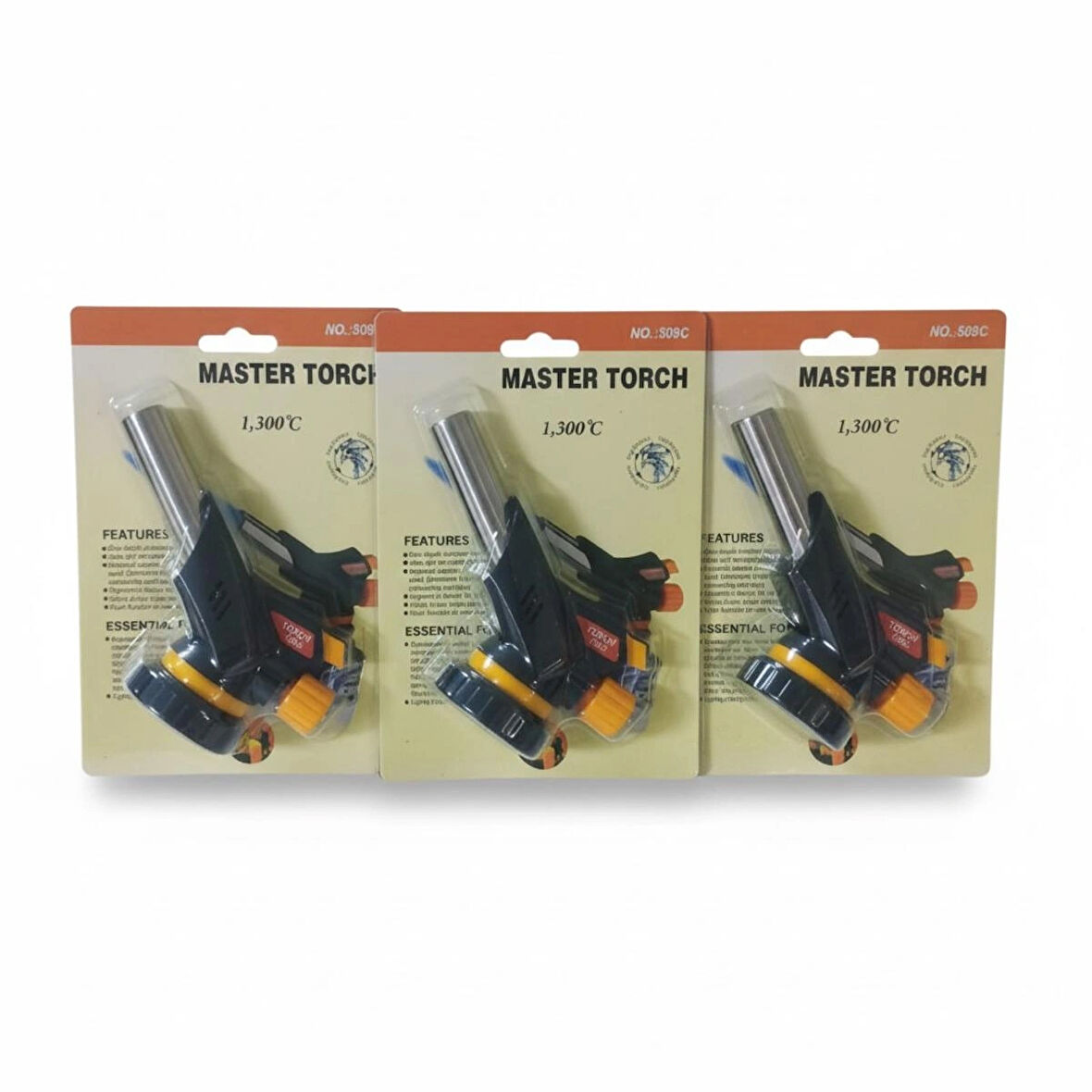 MASTER TORCH 3 ADET PÜRMÜZ BAŞLIĞI 1300 'C ÜRÜN ADET 3 TANE FİYATIDIR