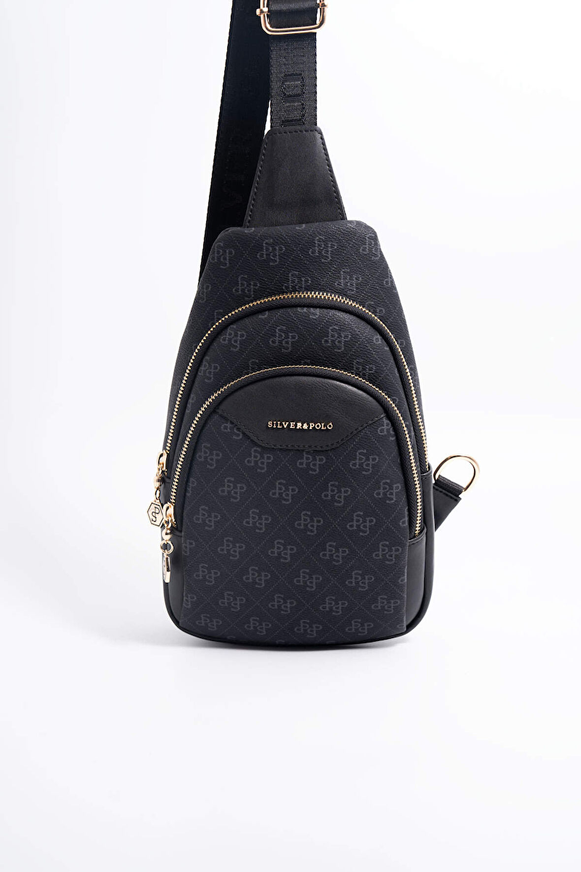 Silver Polo  Kadın Vücut Çantası 959-45757 SILVER POLO FREEBAG M178 SİYAH-MAT SİYAH