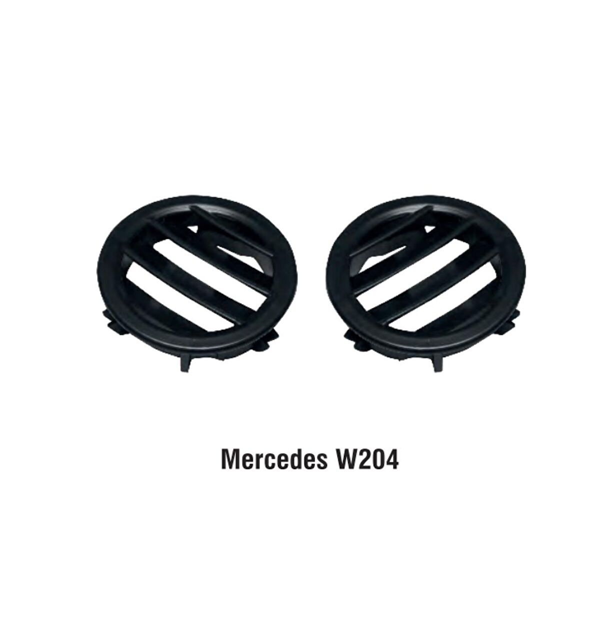Mercedes W204 C250 2011 - 2015 Sag Ve Sol Klima Izgara Kapagi 457584233 