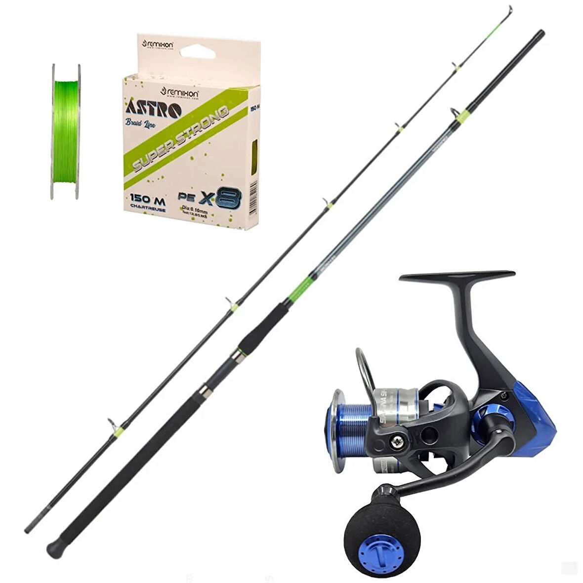 Okuma Safina 4000 - Daiwa Sensör 180cm Tekne Olta Seti