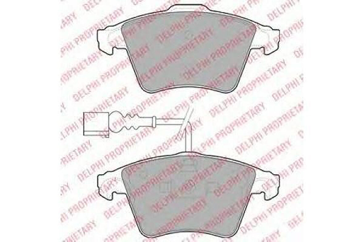 Volkswagen Touareg 2002 - 2010 Ön Fren Balata Takımı Delphı Marka