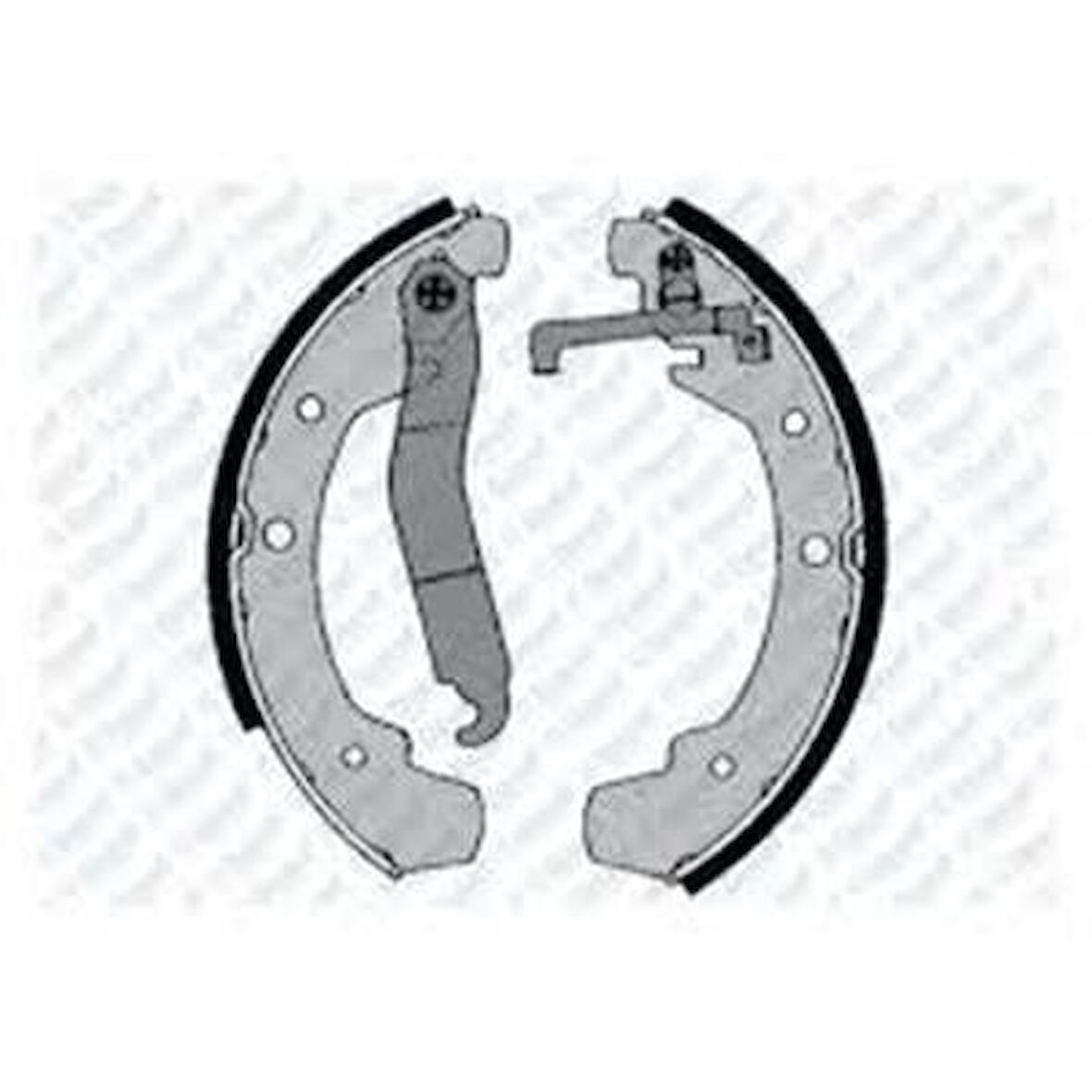 FREN BALATASI ARKA PABUCLU VECTRA A 88-95 VECTRA B 95-03 OMEGA 91-97 ASTRA F 91-98 160X25