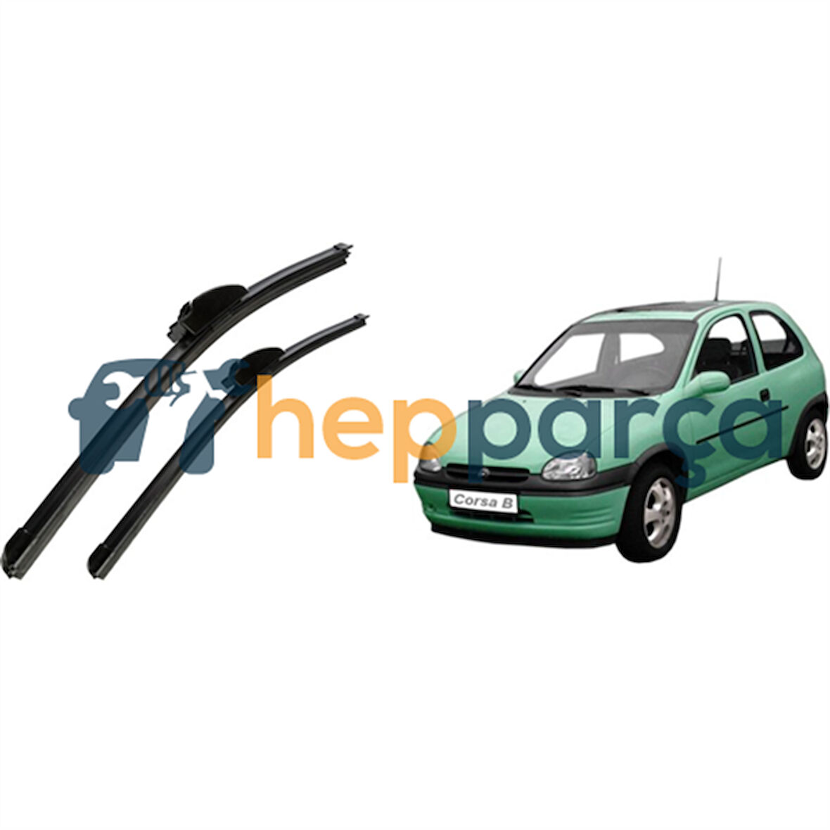 Opel Corsa B Ön Silecek Takımı Muz Tip
