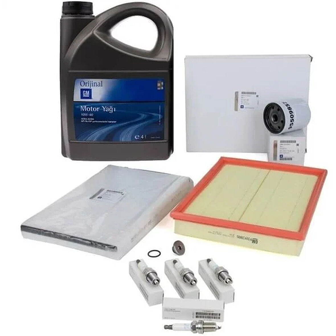 Opel Astra G 1.4/1.6 Periyodik Bakım Seti Bujisiz (Mobil 10W40 Yağlı) (Bakım-AstraG-Mobil)