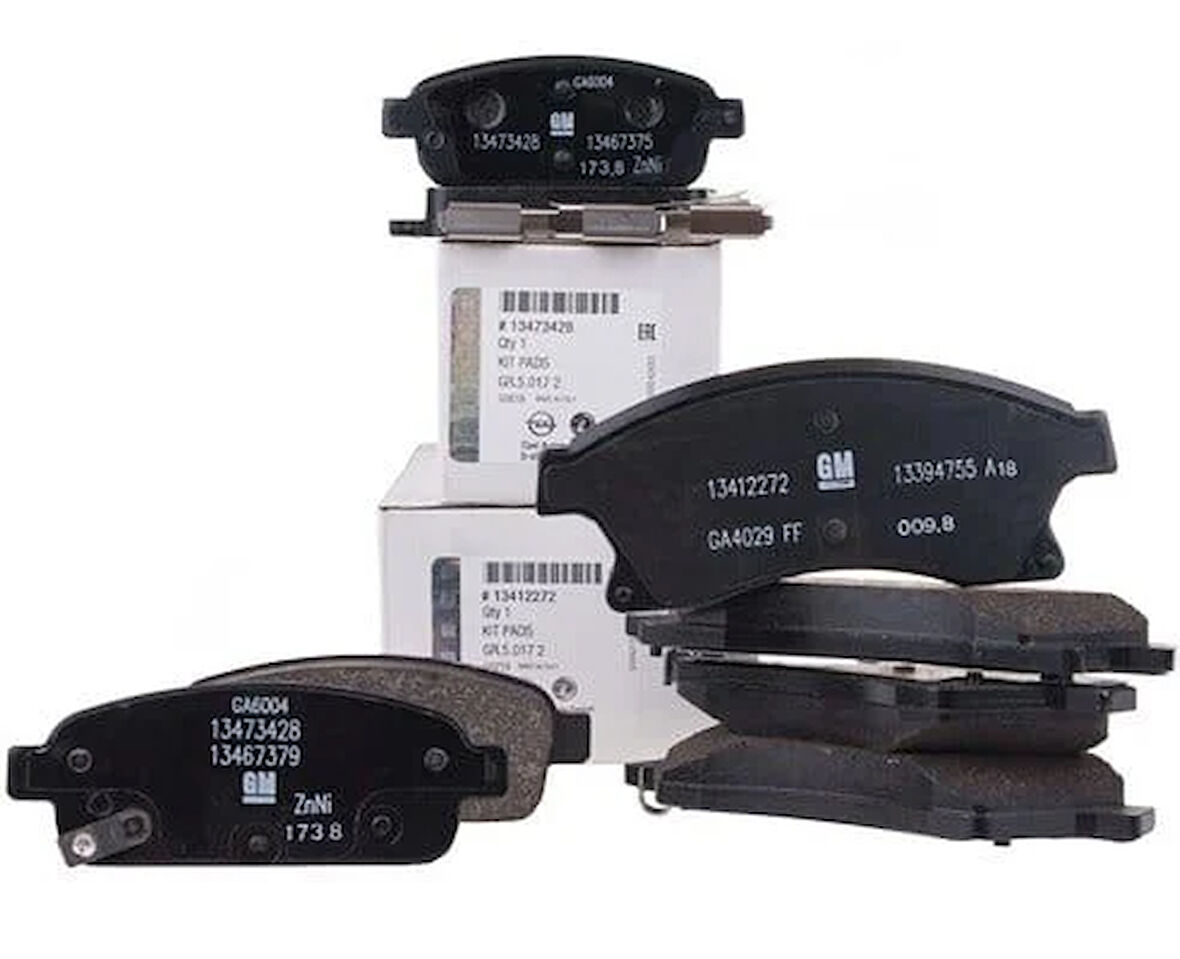 Opel Astra J 1.3 / 1.4 / 1.6 Benzinli Ön / Arka Takım Fren Balata Takımı Orjinal Gm Marka