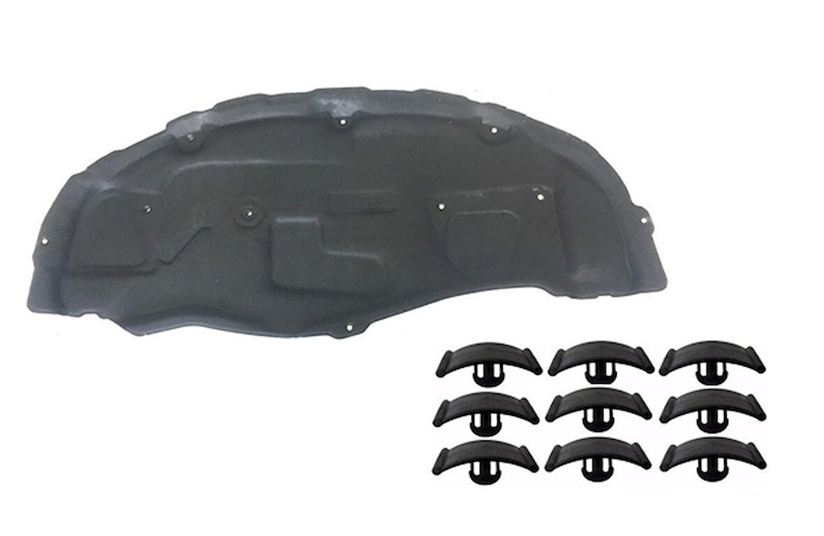 Opel Corsa C Motor Kaput Keçe İzolasyonu / Klips Hediyeli