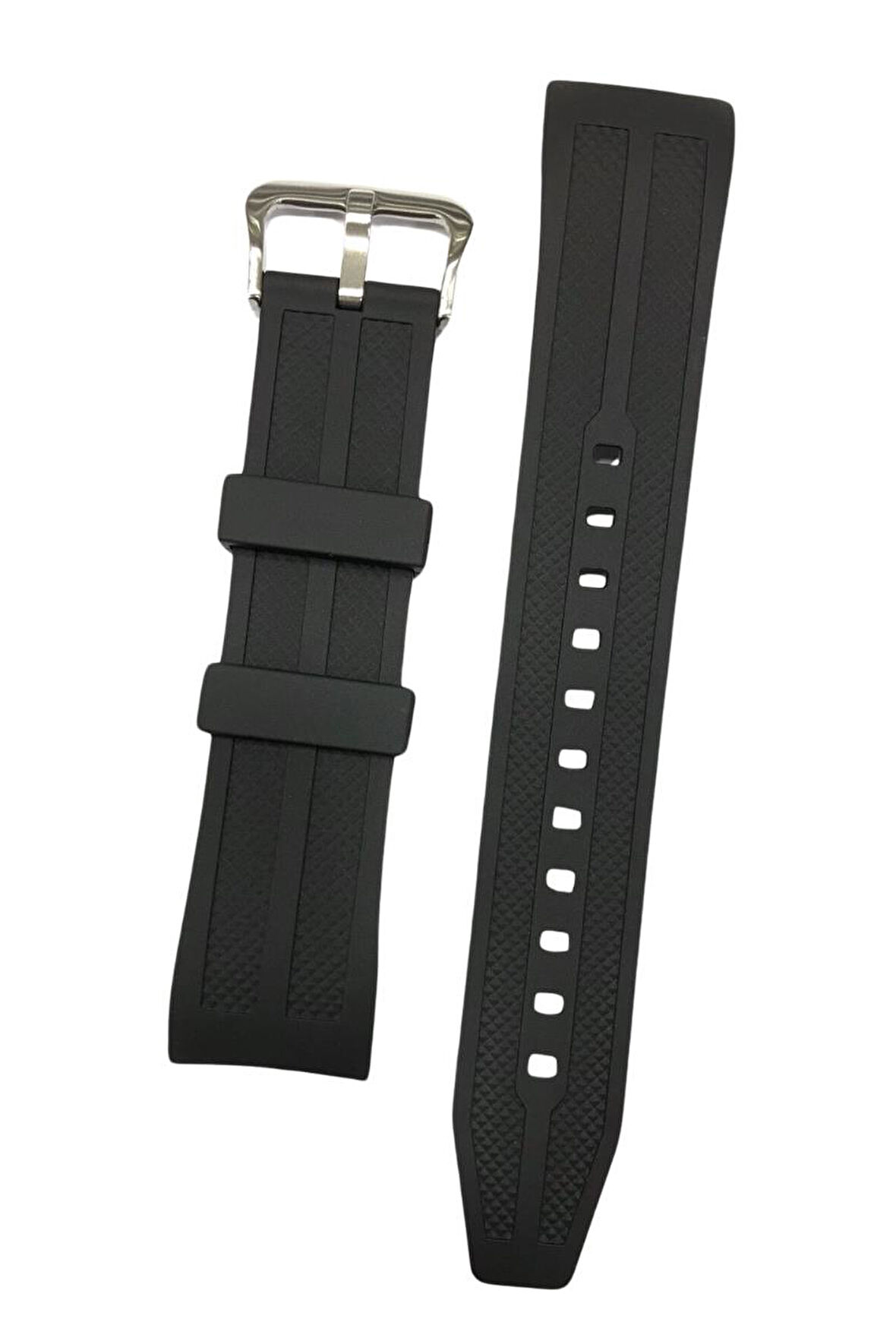 Casio AMW-704 AMW-706 Siyah Orijinal Silikon Saat Kordonu