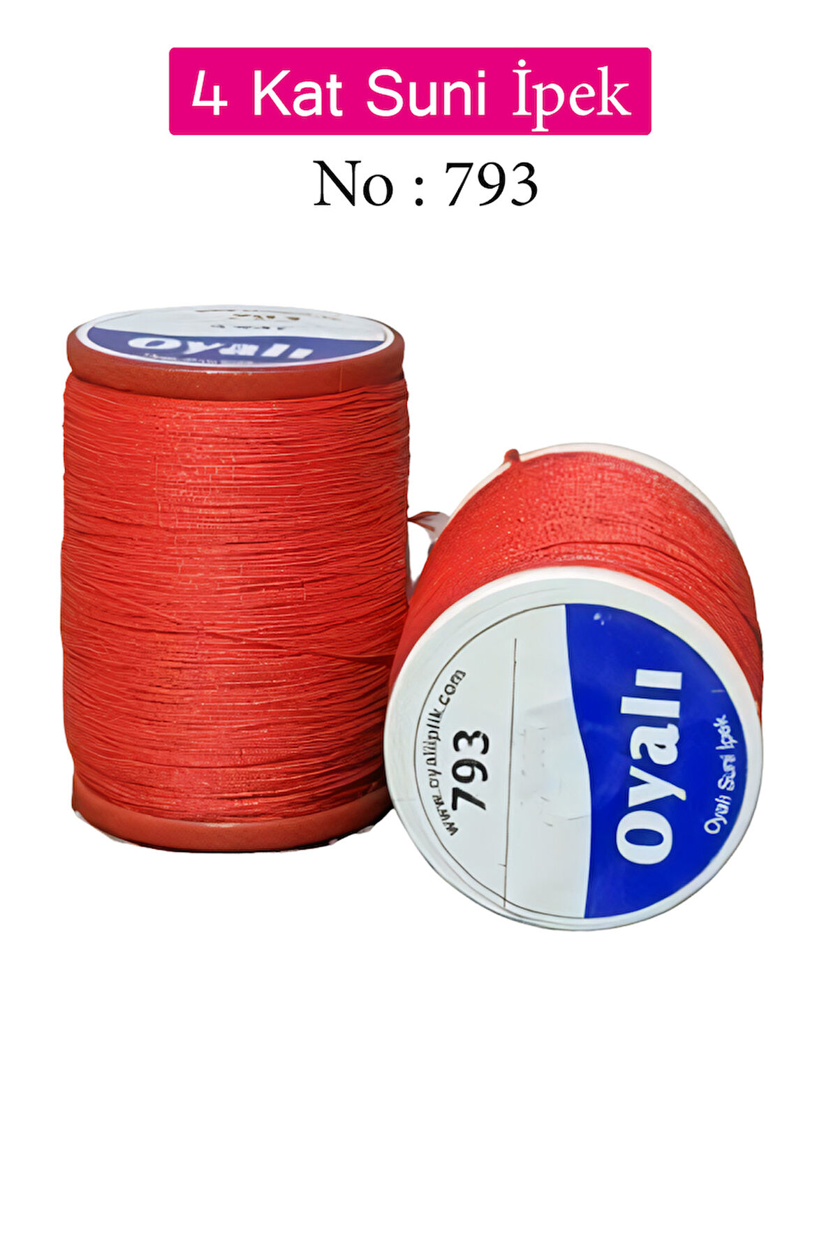 Oyalı 4 Kat Suni İpek İplik İğne Oyası Boncuk İpi Tığ Oyası No:793