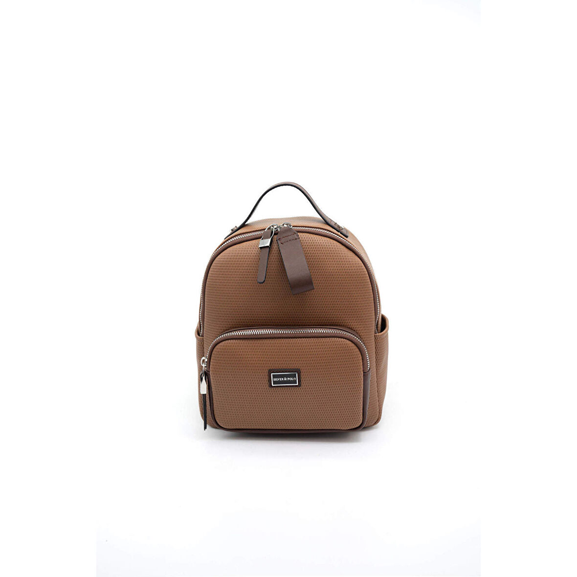 Silver Polo  Kadın  1130-45816 SILVER POLO SIRT ÇANTASI M86 KARAMEL-MAT KAHVE