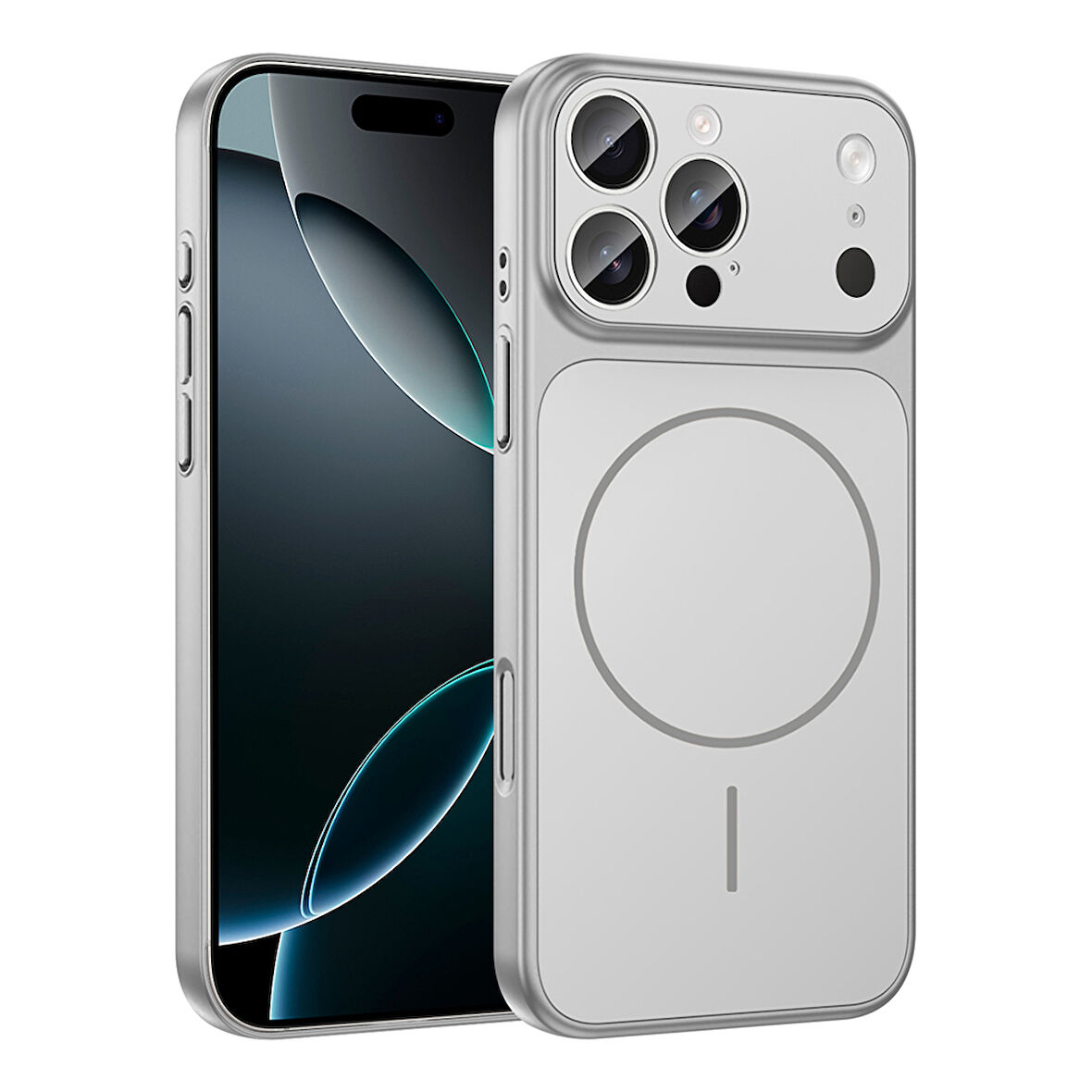 iPhone 15 Pro Kılıf Kablosuz Şarj Özellikli Kamera Korumalı Formen Kapak