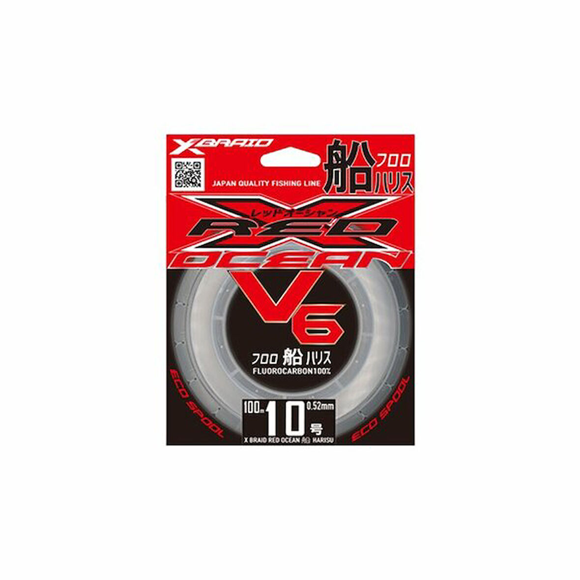 YGK X059 RED OCEAN V6 FC 100M 0.62-22.7KG