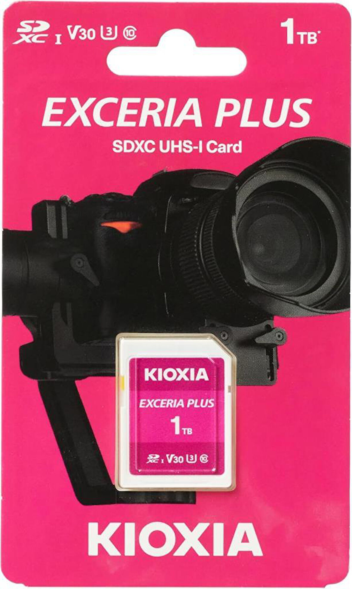 Kioxia Exceria Plus SD Card 1TB U3 V30 - Outlet