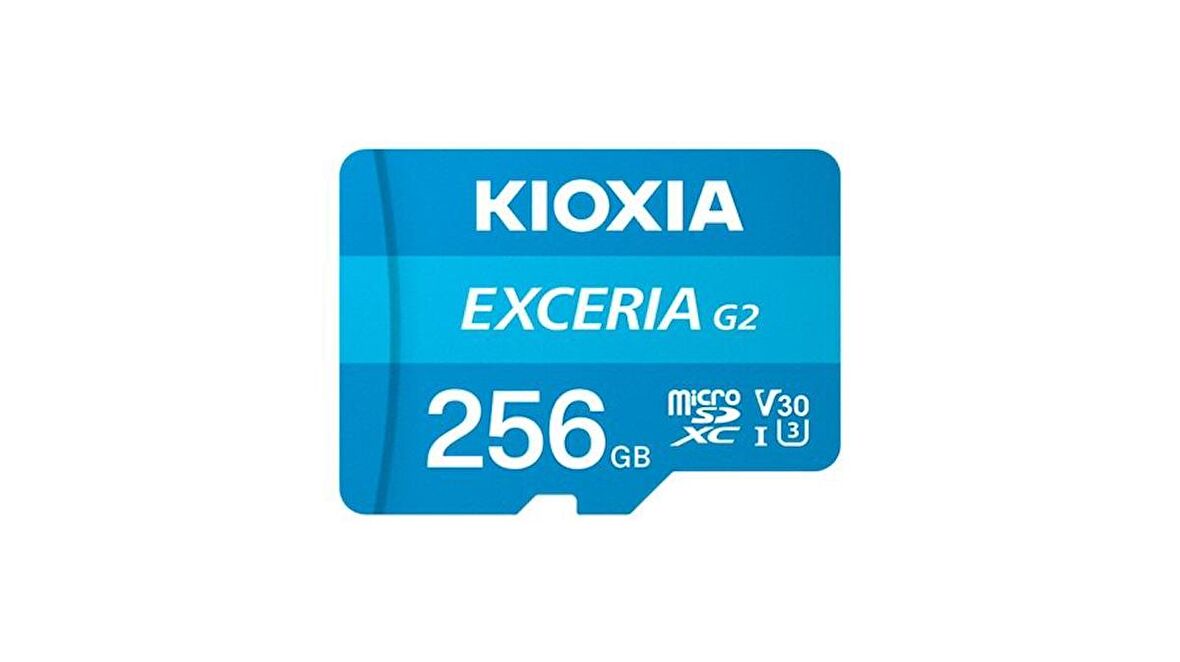 KIOXIA 256GB G2 MICRO SDXC U1 V30 4K 100/50 LMEX2L256GG2 ADAPTÖRLÜ