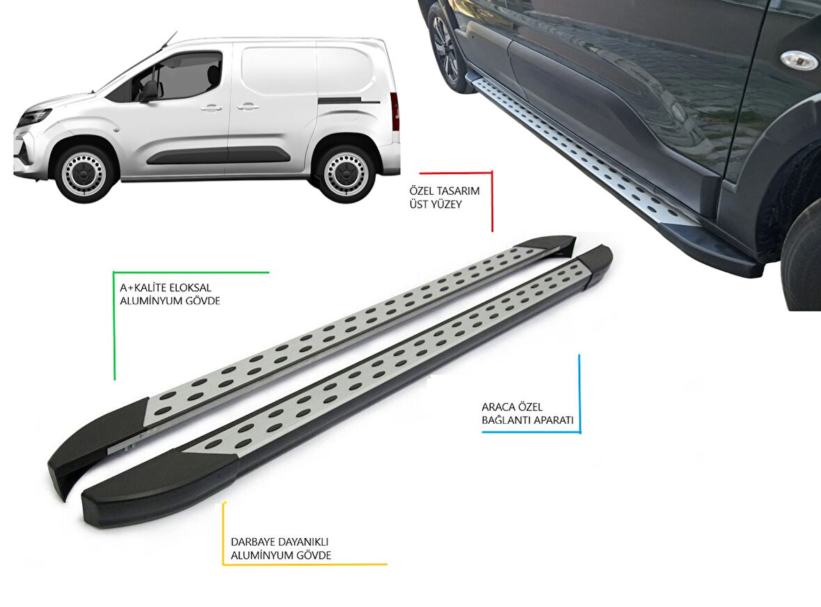 COMBO E CARGO PANEL VAN KISA ŞASE NOKTALI YAN BASAMAK 2019 2020 2021 2022 2023 2024 2025 2026 2027