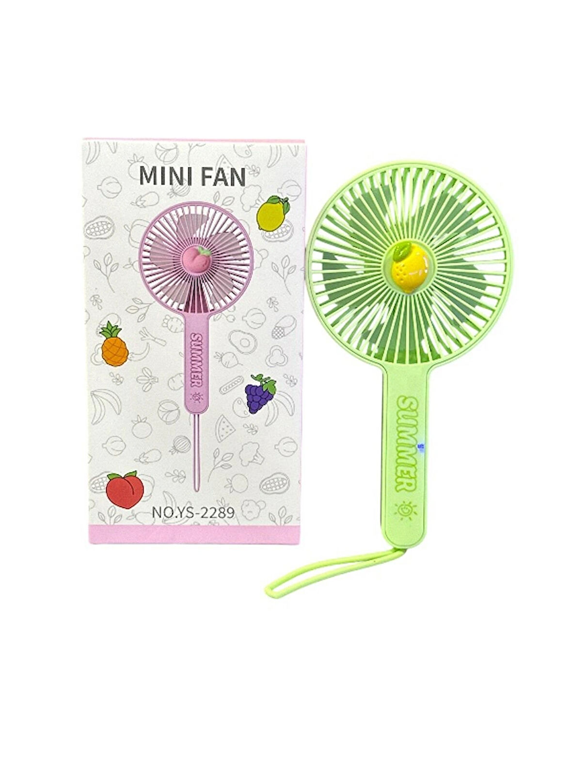 Avuç İçi Taşınabilir Şarjlı Vantilatör Mini El Fanı YS-2289