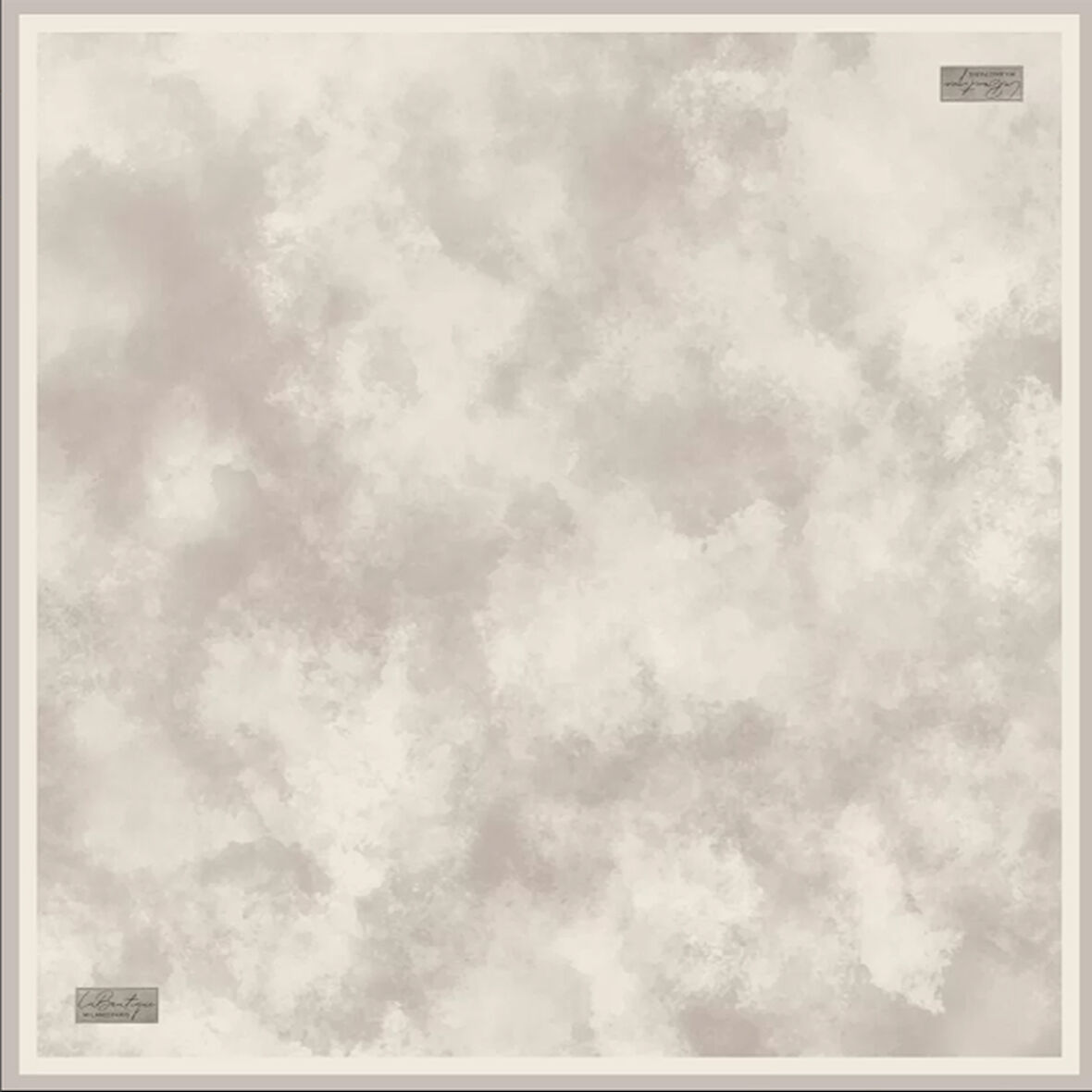 La Boutique Tivil Saf İpek Eşarp 234729 - 49114 Pudra Karışık Desen