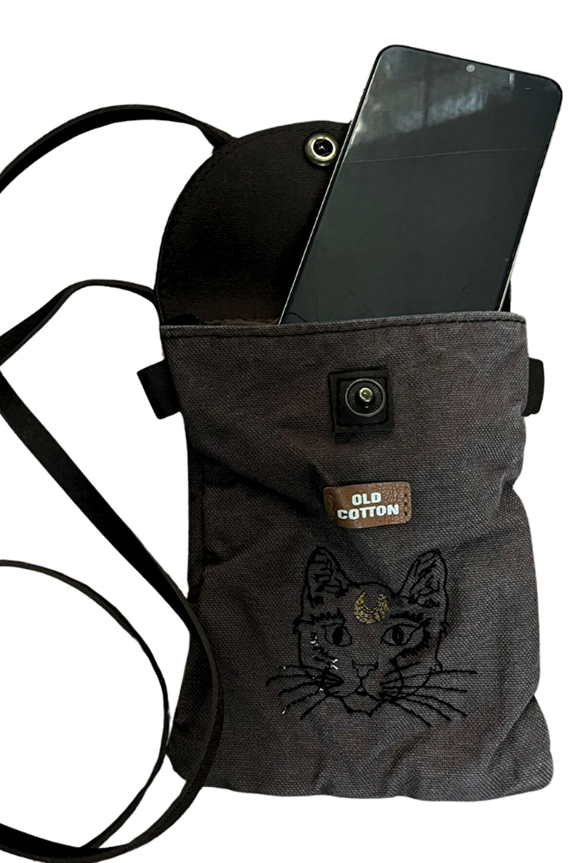 Old Cotton Cargo Telefonluk Mini Çanta – Unisex, Ayarlanabilir Askılı, Orijinal Ürün