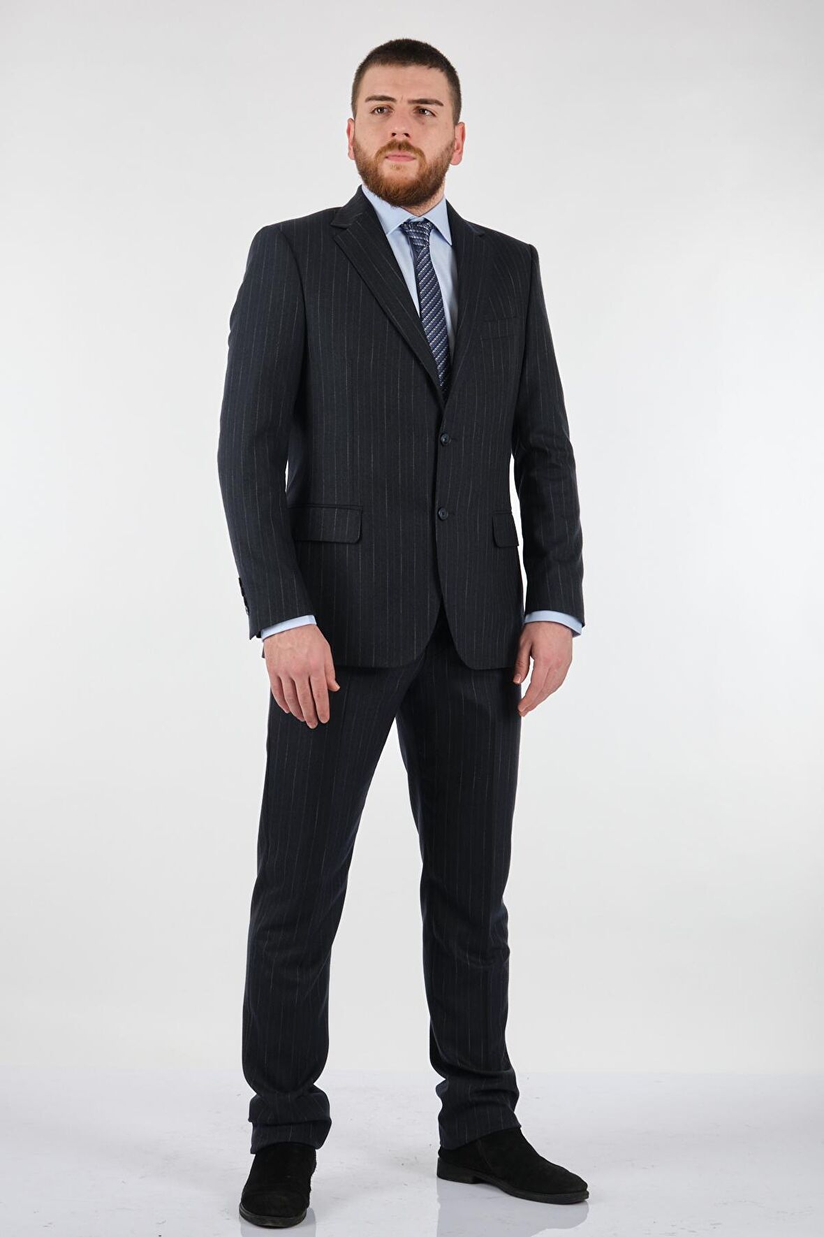 Tom Becker Slim Fit Lacivert Erkek Takım Elbise 1000SC970