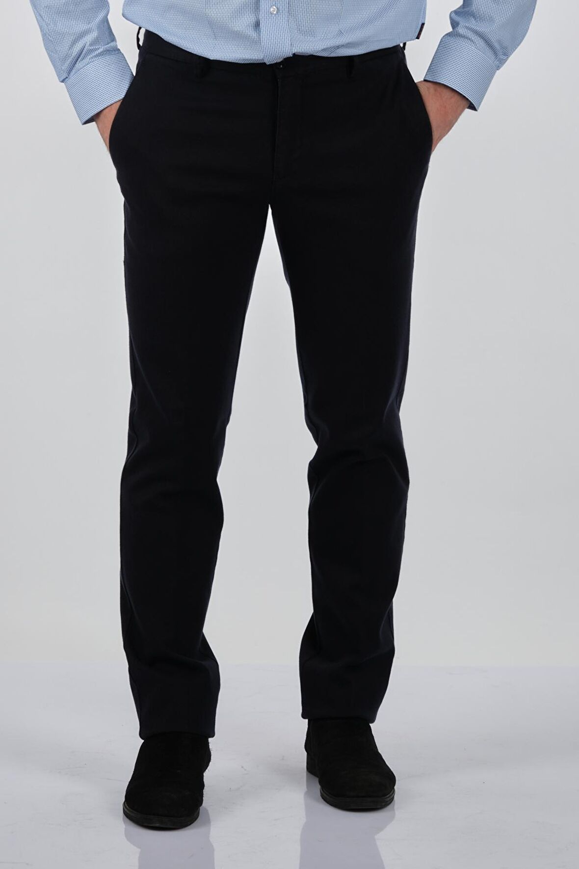 ECER BORU PAÇA NORMAL BEL LACİVERT ERKEK PANTOLON 04636120