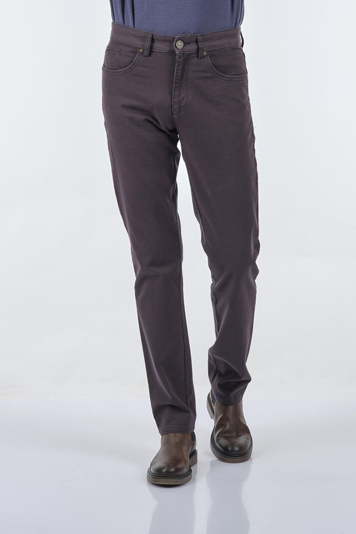 Legato Boru Paça Normal Bel Lacivert Erkek Pantolon PNT24380