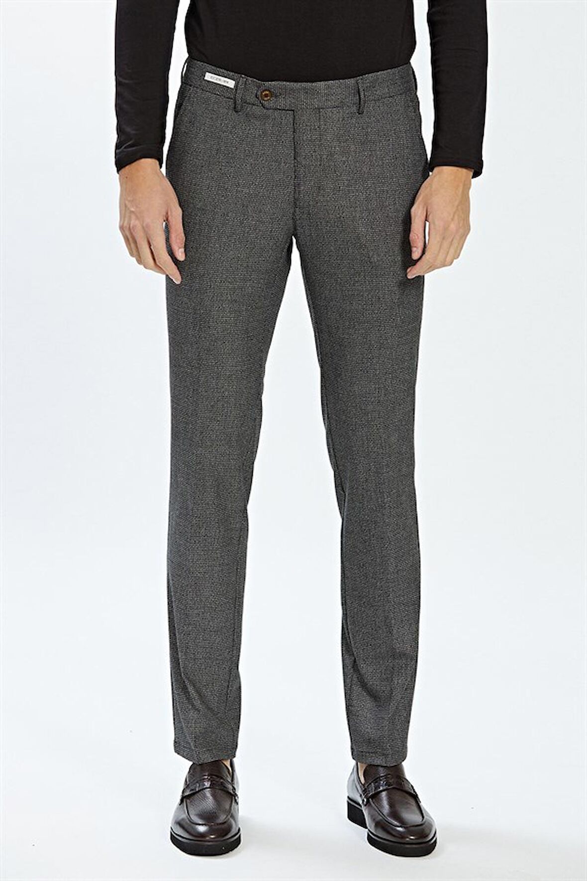 Ecer Slim Fit Aksaray Açık Gri Erkek Pantolon 17186220