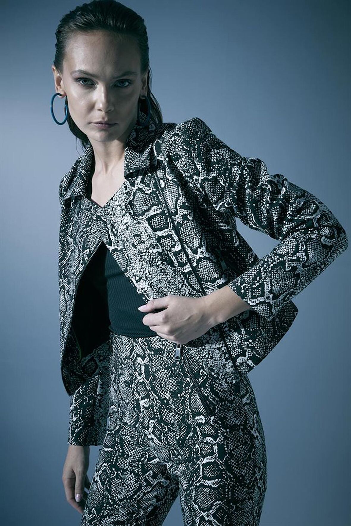 Naar Desenli Orjinal Kadın Ceket 23271601