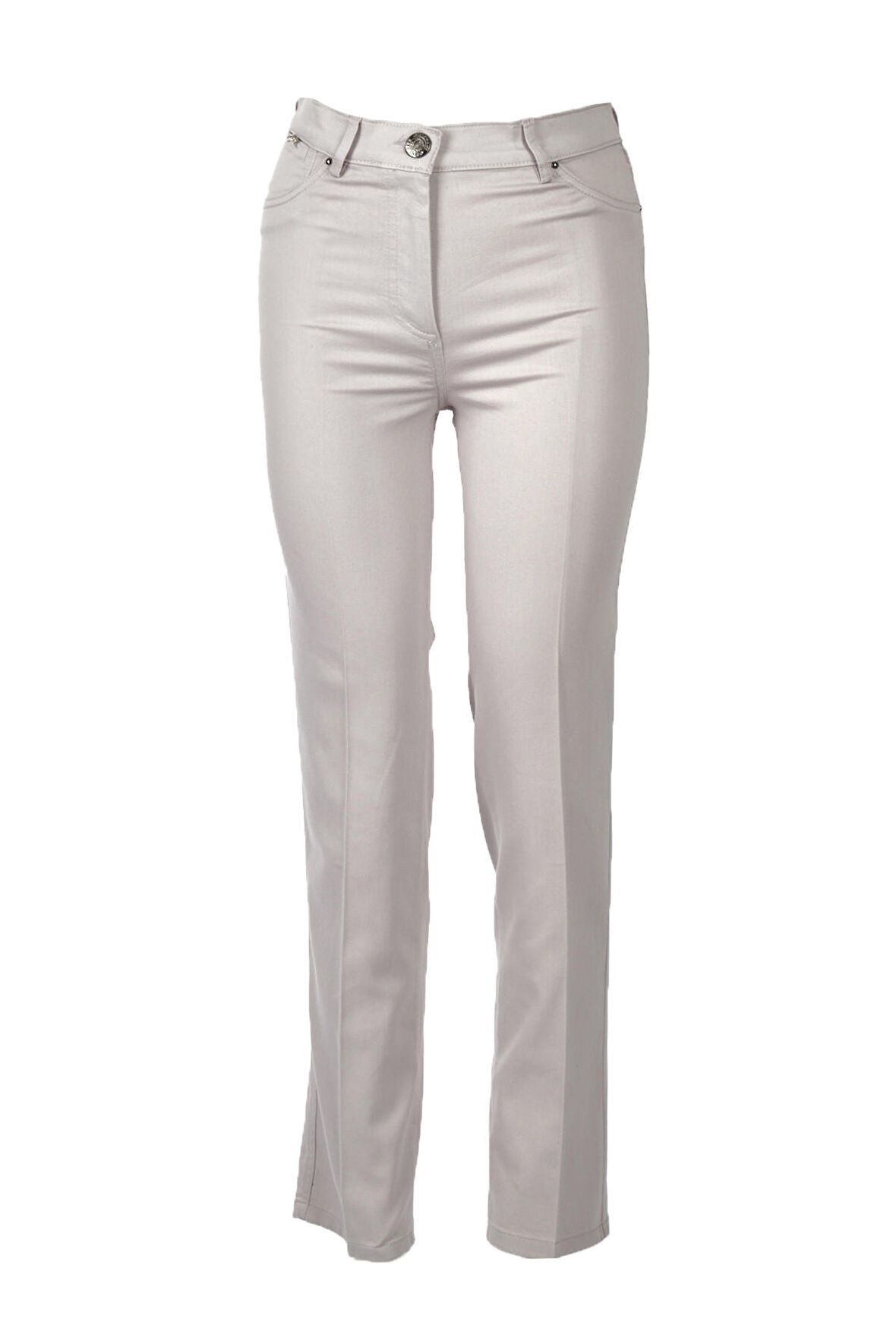 Seleste Bol Paça Normal Bel Gri Kadın Pantolon Y506