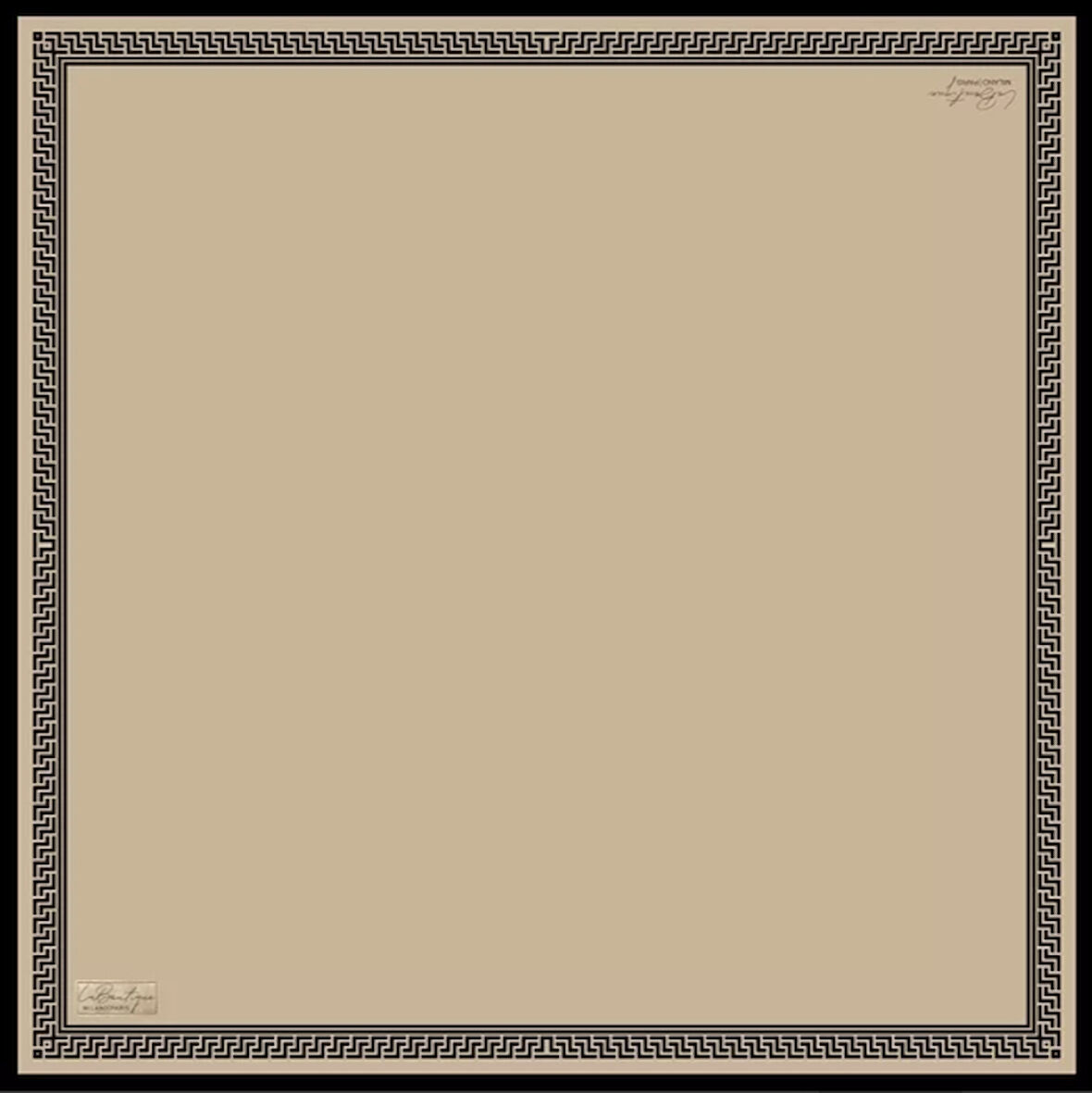 La Boutique Tivil Saf İpek Eşarp 237204 - 49060 Vizon Karışık Desen