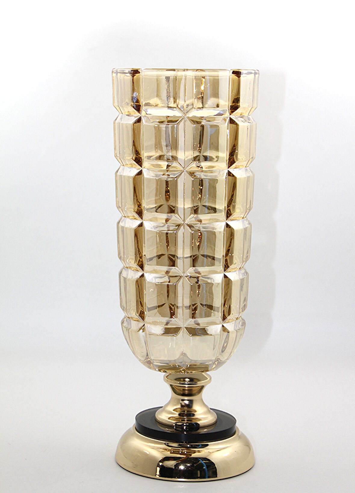 Cam Şamdan Tekli Model 4