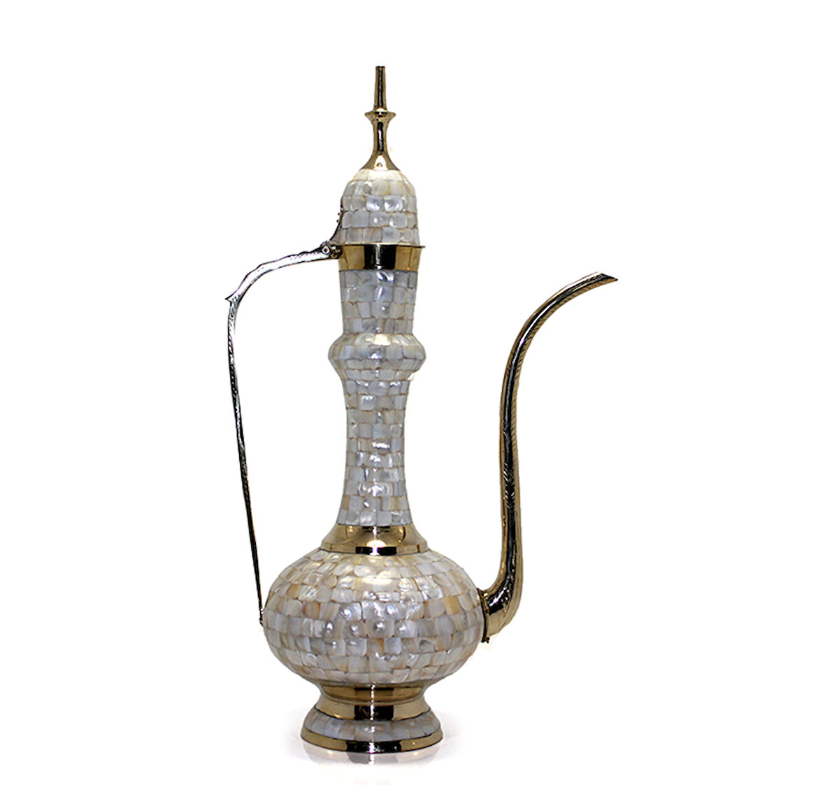 Pirinç Sedefli İbrik 55 Cm 