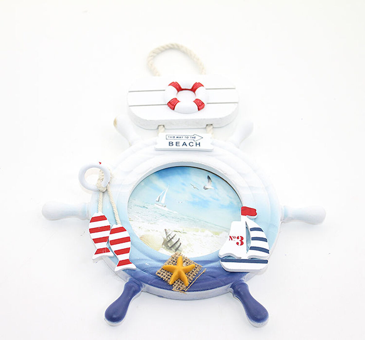 neararsanbizden Ahşap Marin Dümenli Çerçeve Model 3