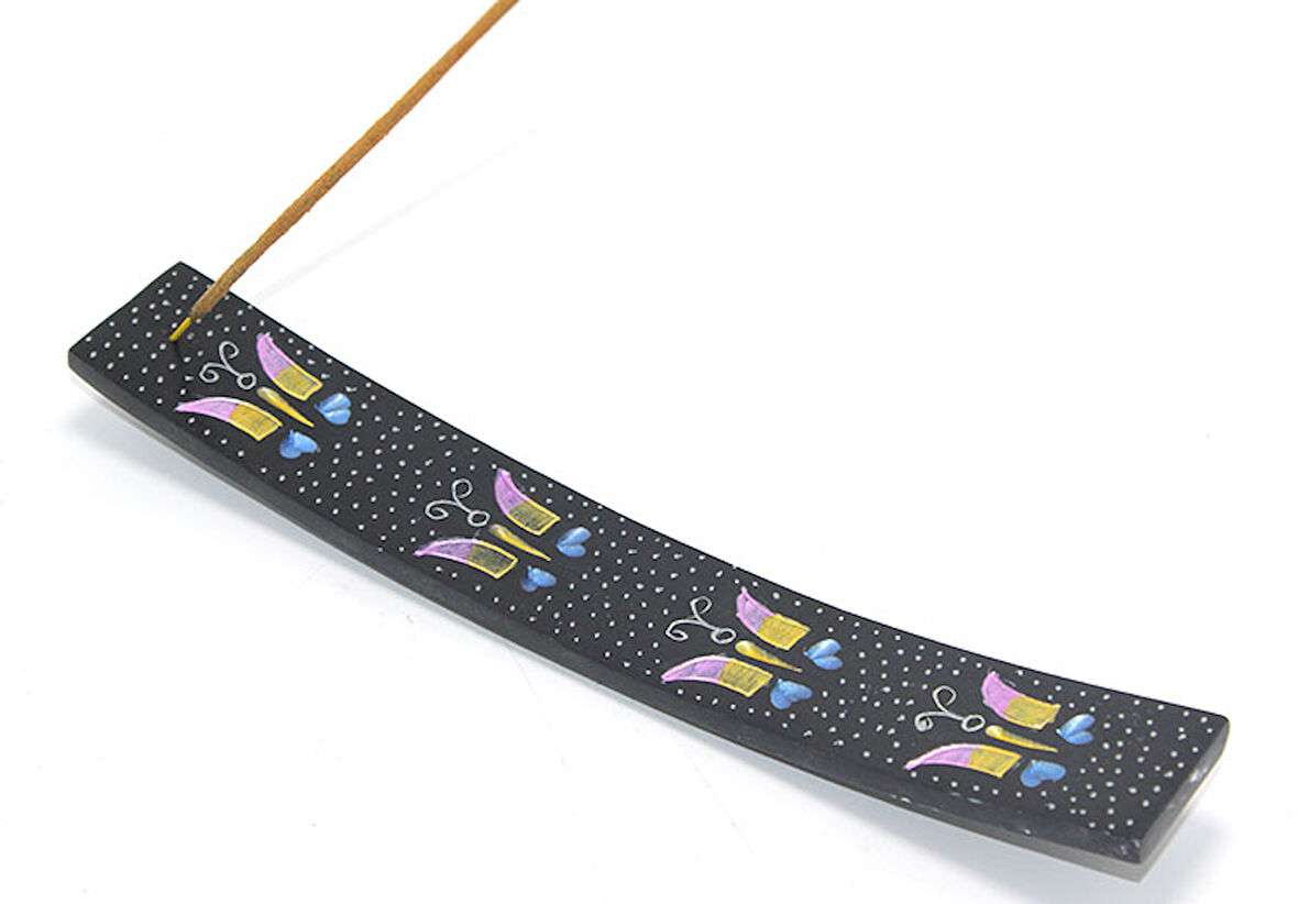 neararsanbizden Obsidian Taşı Kayık Tütsülük Model 5