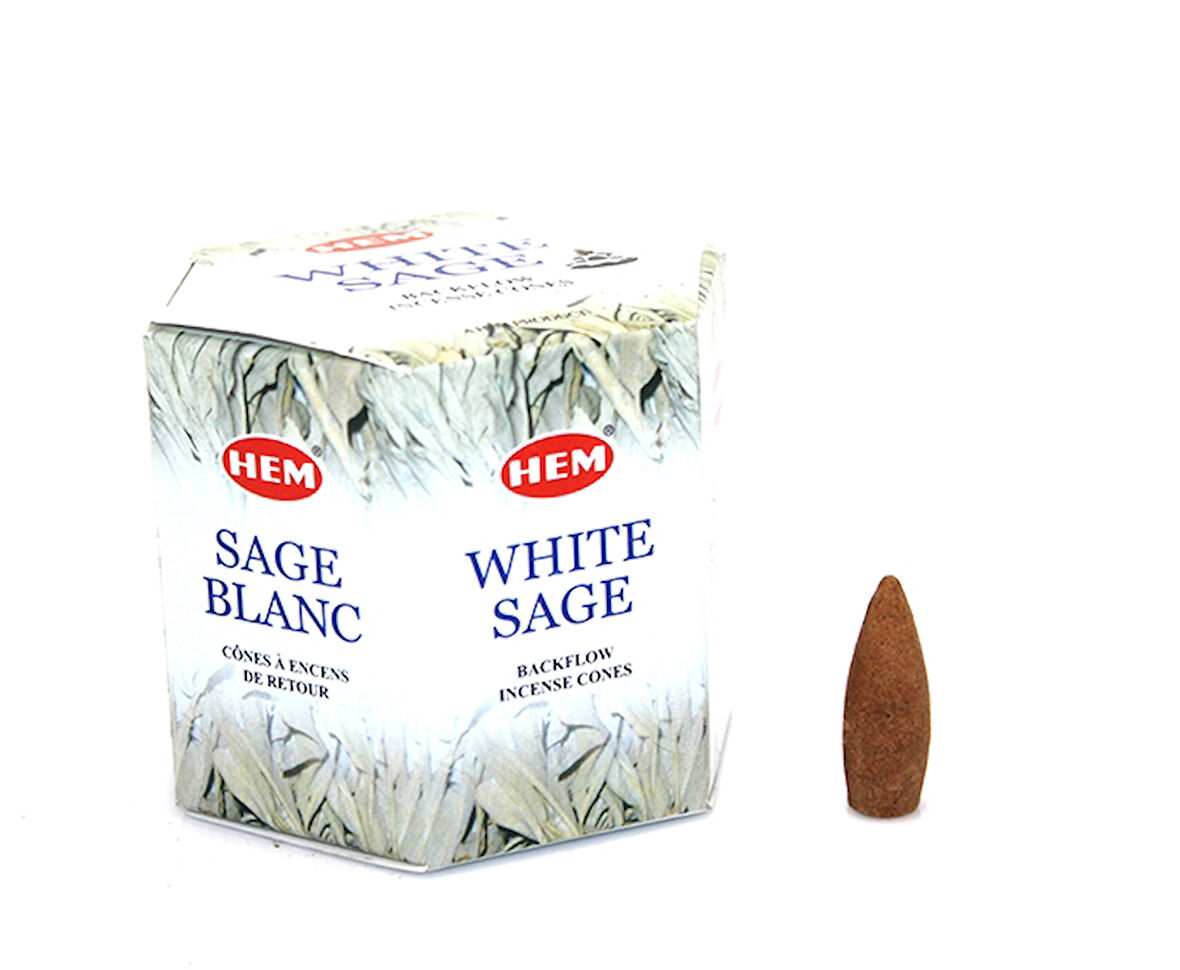 neararsanbizden White Sage Aromalı Geri Akış Tütsü 