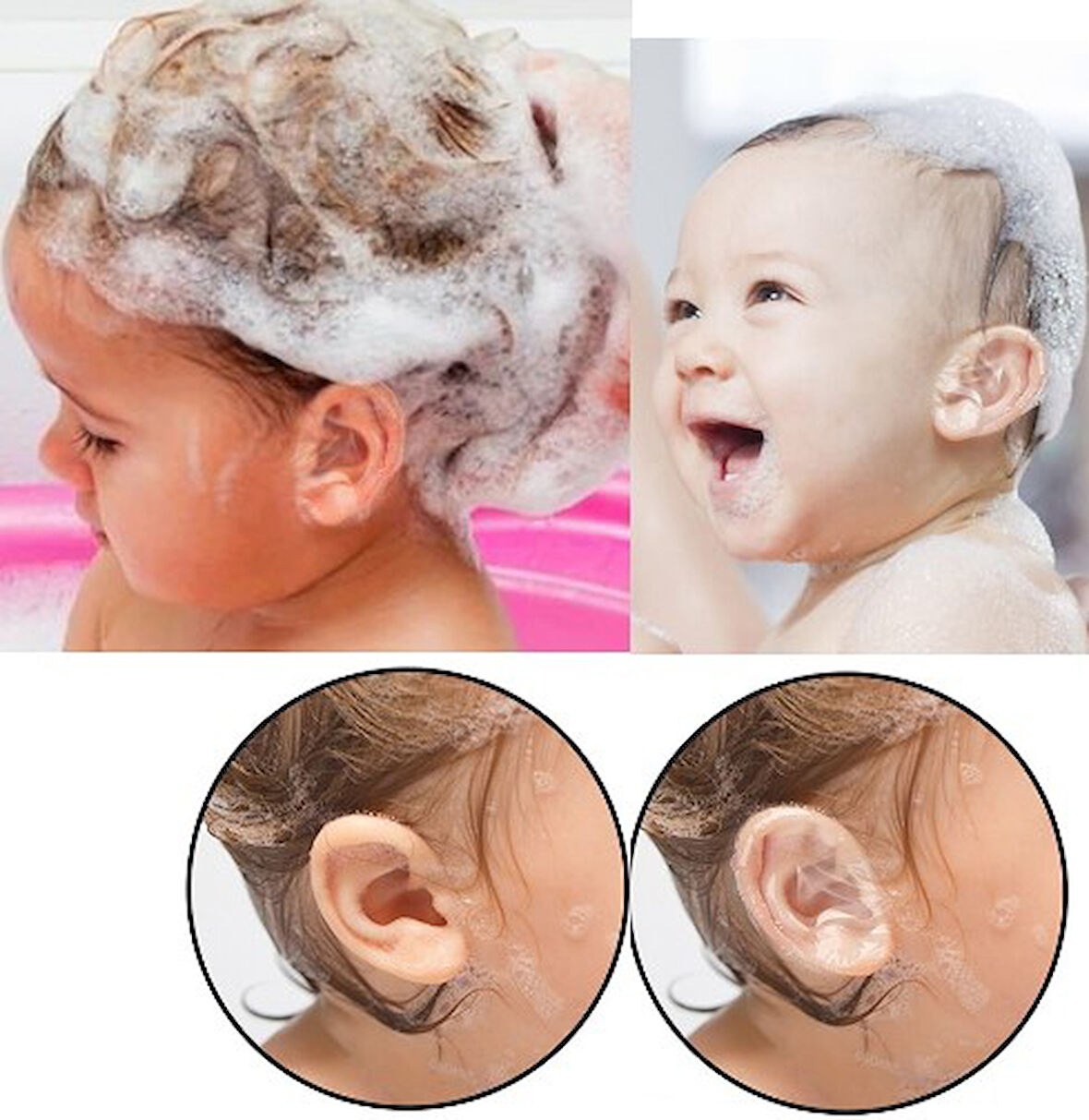 neararsanbizden Bebek Banyo Kulak Koruyucu Bant 10 Adet