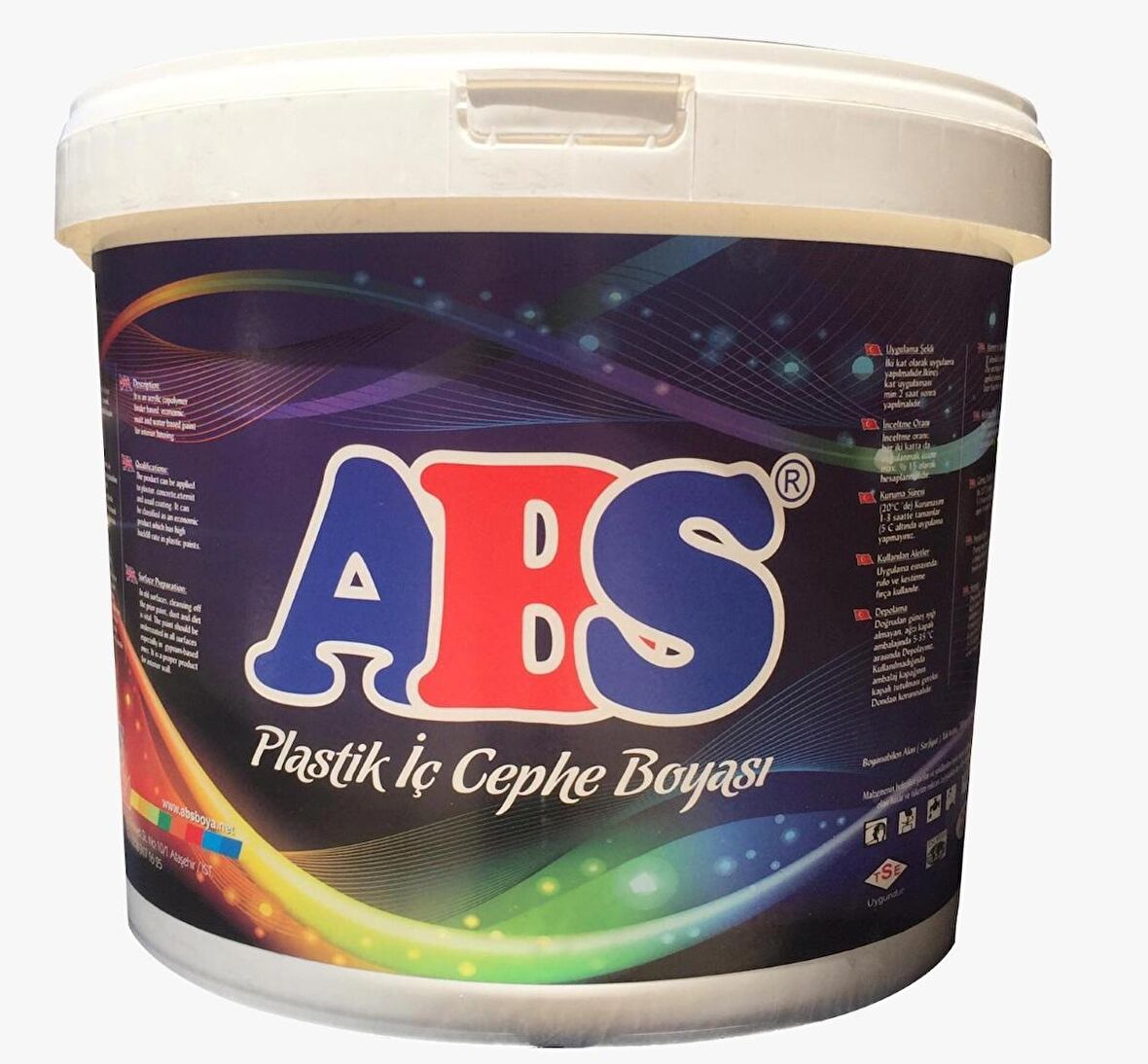 Abs Plastik Boya 7.5 lt İç Cephe Boyası Beyaz