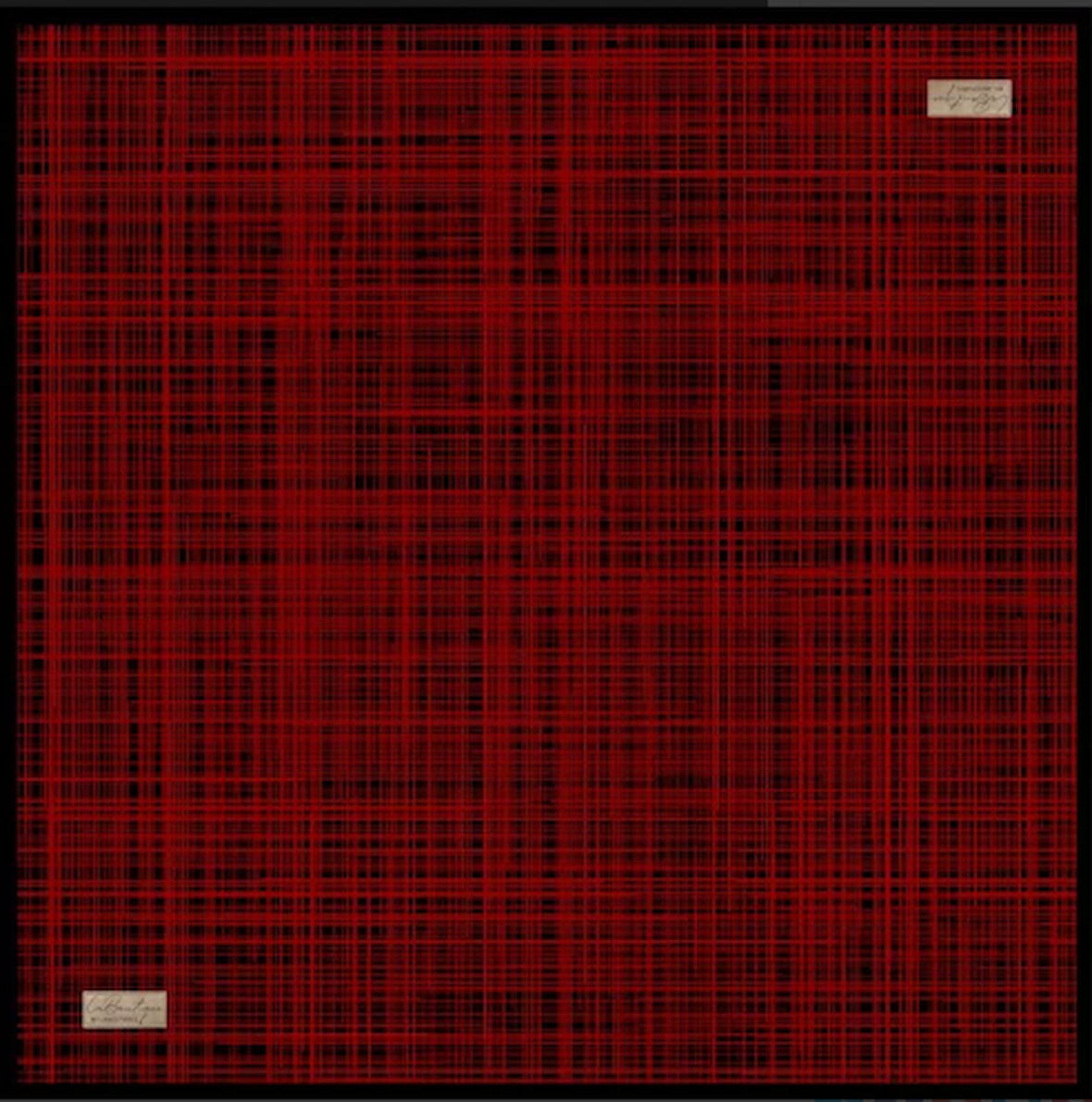 La Boutique Tivil Saf İpek Eşarp 233603 - 49136 Siyah Karışık Desen