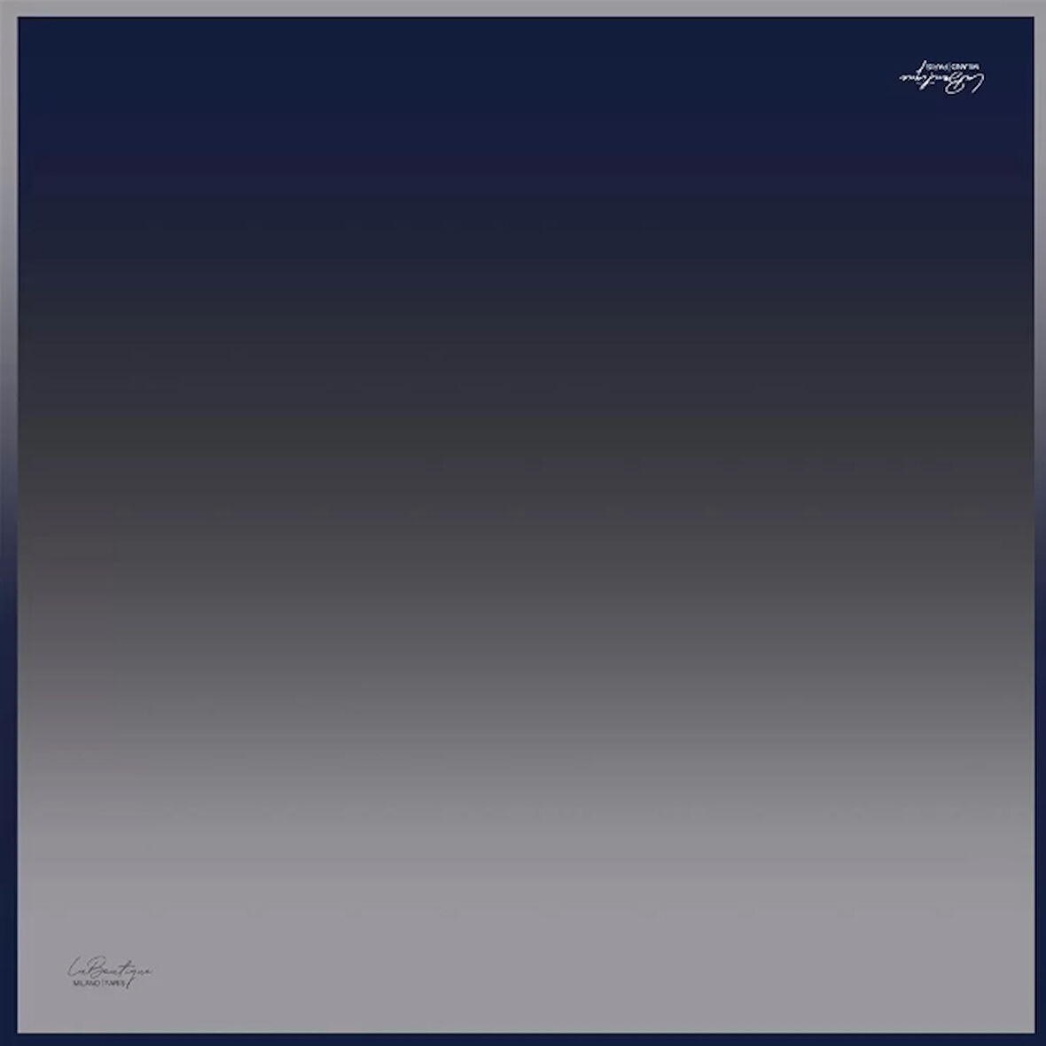 La Boutique Tivil Saf İpek Eşarp 128574 - 49032 Gri Degrade Desen