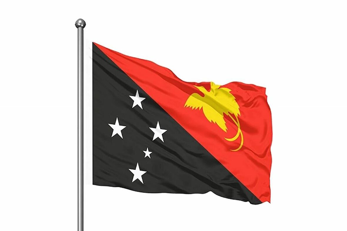 PAPUA YENİ GİNE GÖNDER BAYRAK