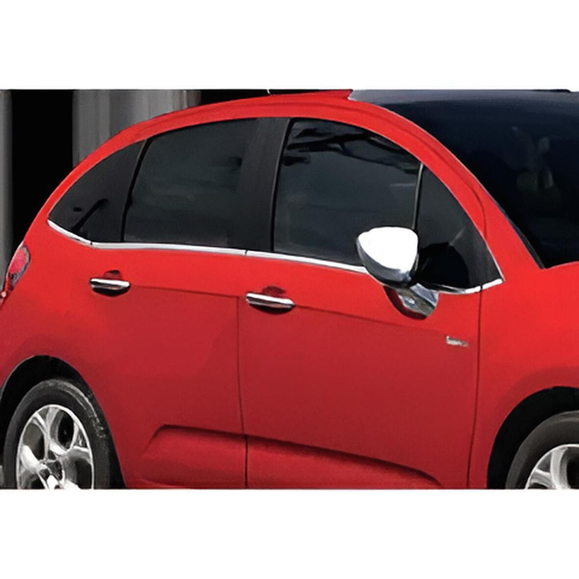 Citroen C3 Krom Kapı Kolu 4 Kapı P.Çelik 2009 ve Üzeri