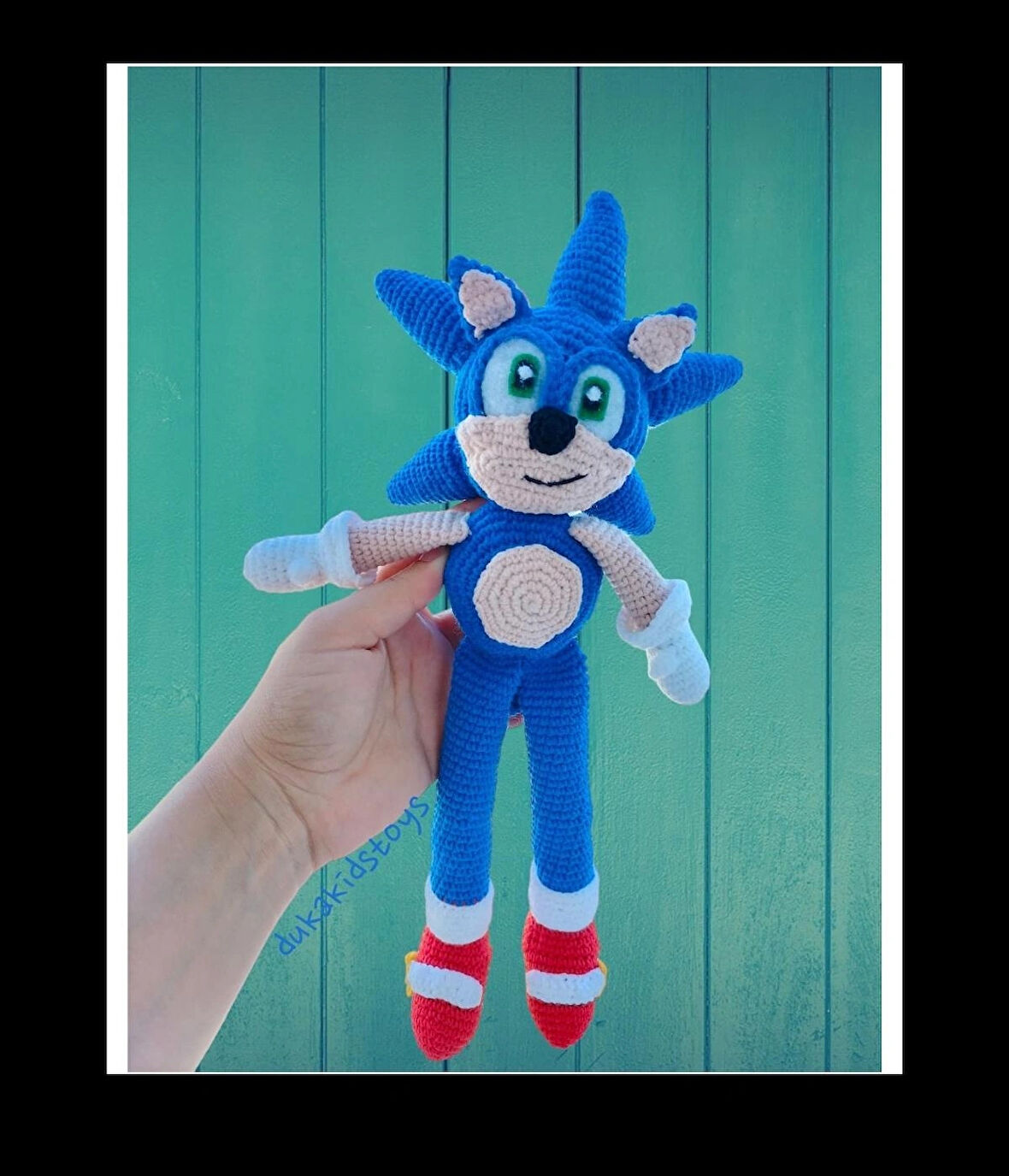 AMİGURUMİ SUPER SONIC OYUNCAK mavi kirpi sonic dukakidstoys