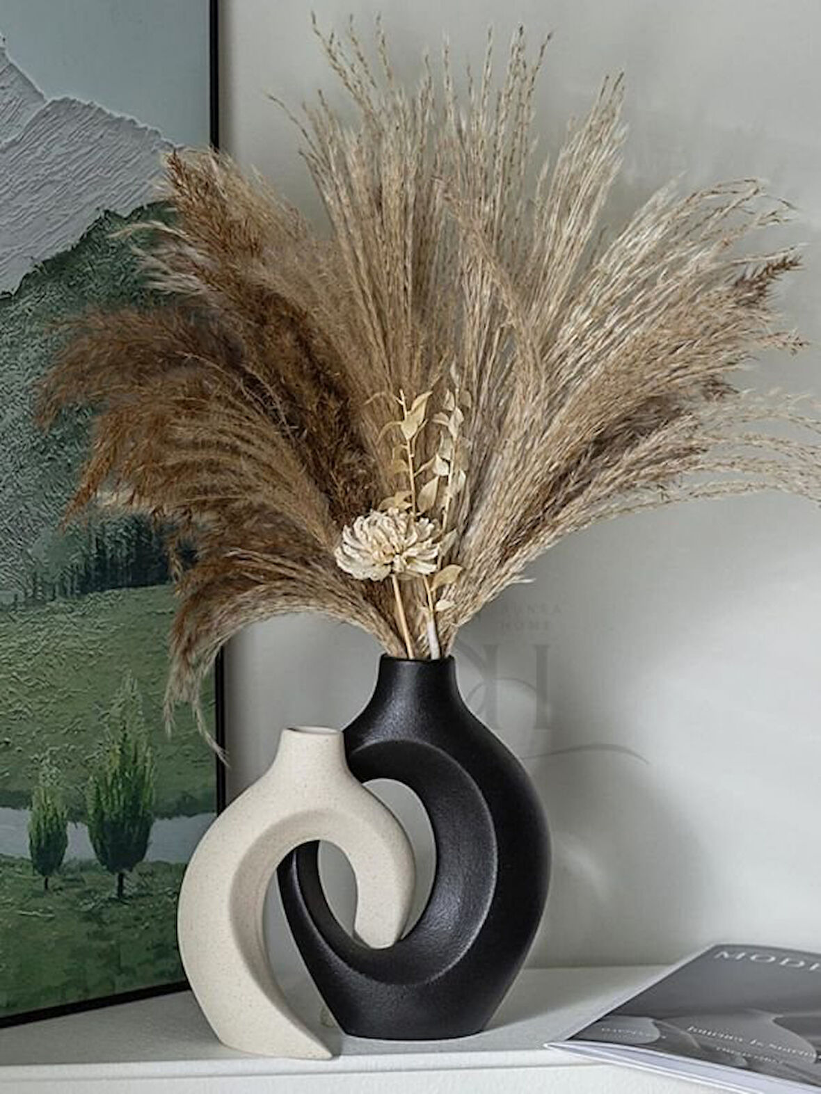 Dekoratif Sarmaşık Sevgili Vazo, Modern Sarmaşık Vazo Set