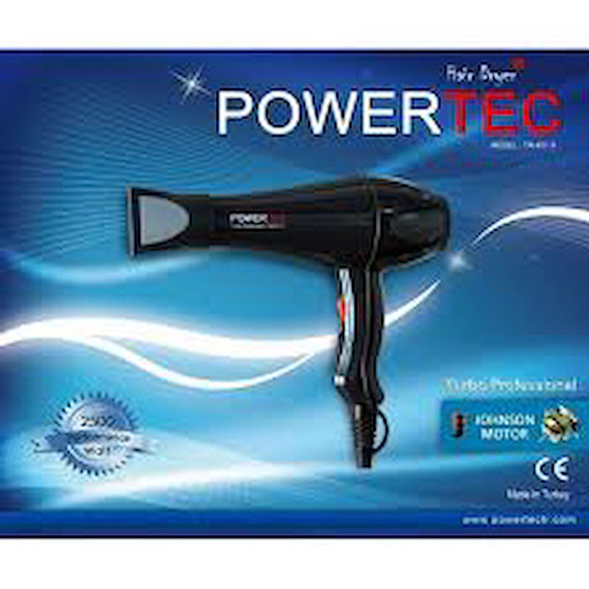 POWERTEC TR-601S SAÇ KURUTMA - FÖN MAKİNESİ 2500W PERFORM (4593)