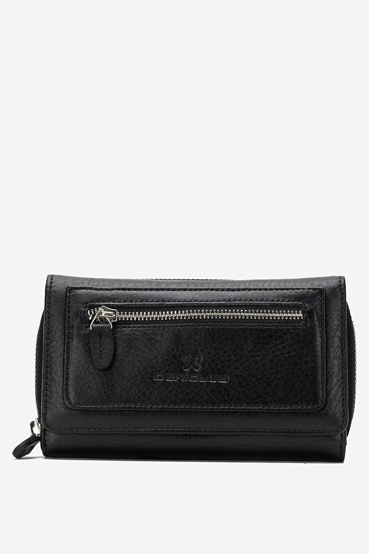 DERİCLUB 2715 Hakiki Deri Kadın Cüzdan SİYAH